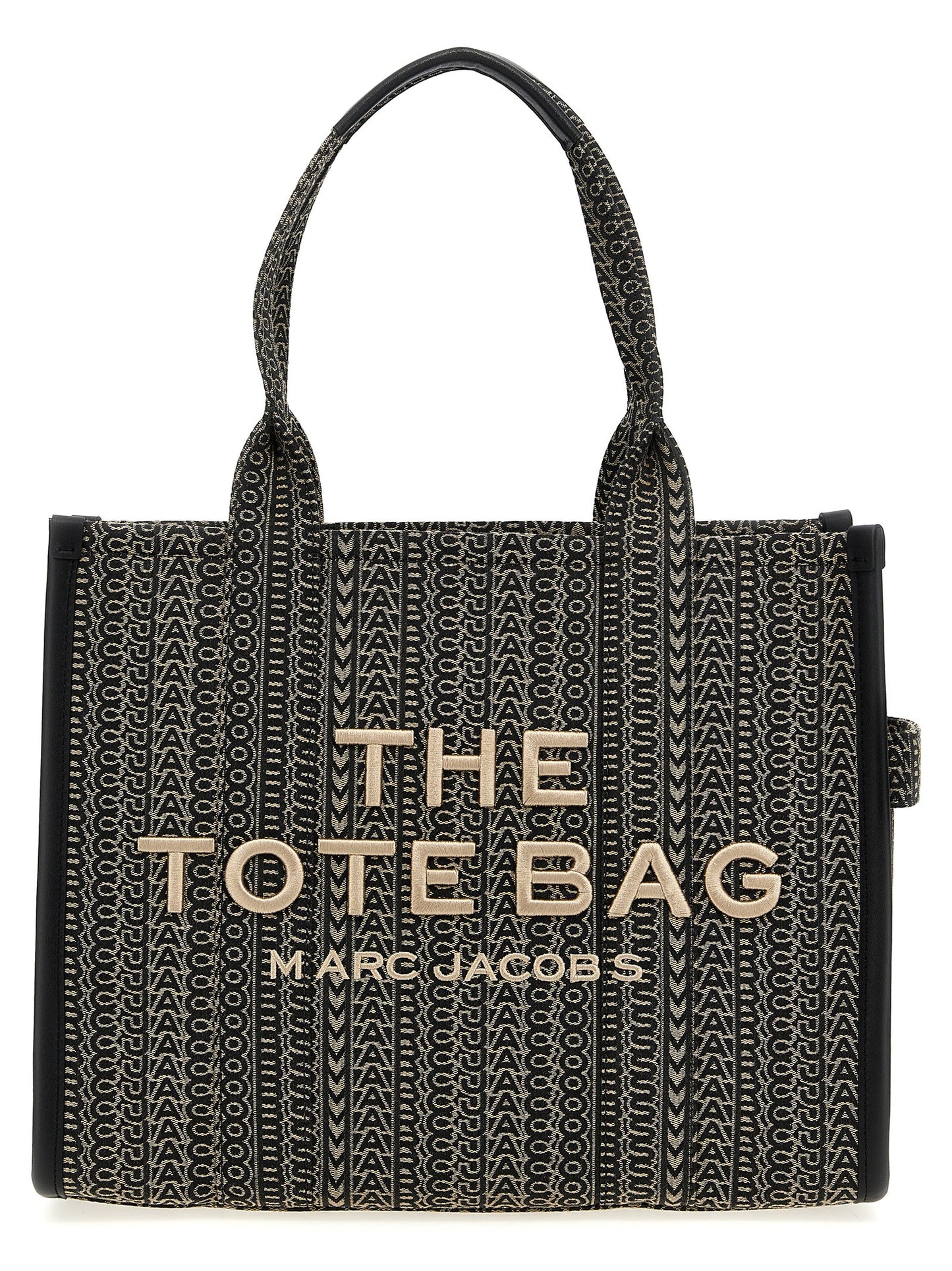 Beige Cotton Tote Bag