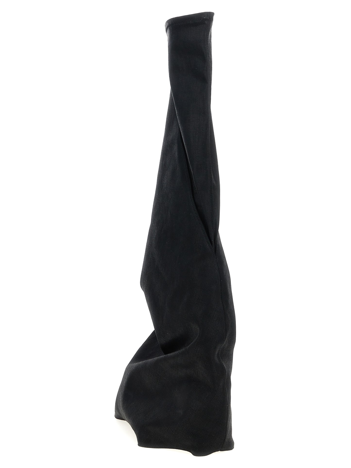 Black Cotton Over The Knee