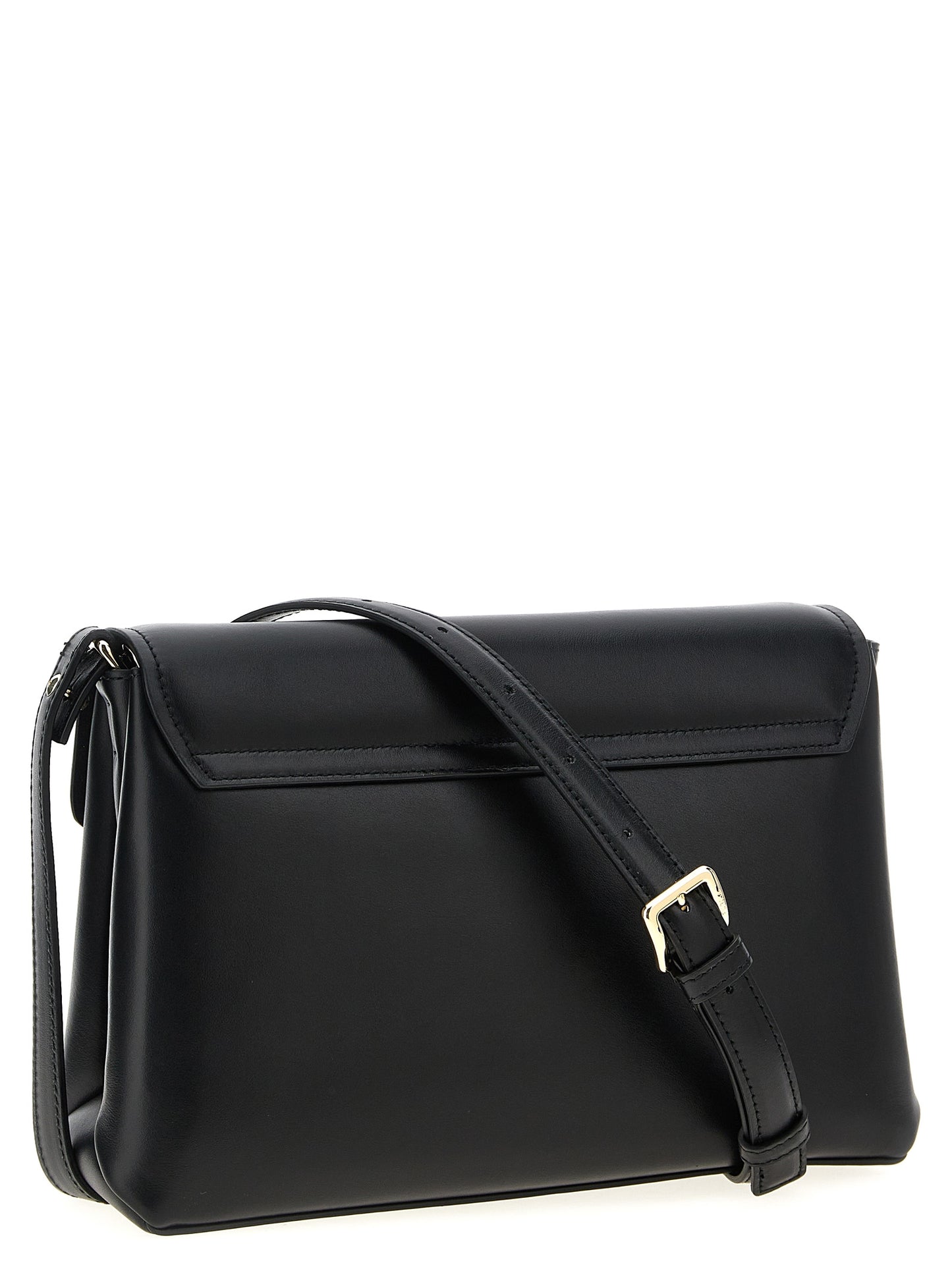 Black Leather Shoulder Bag