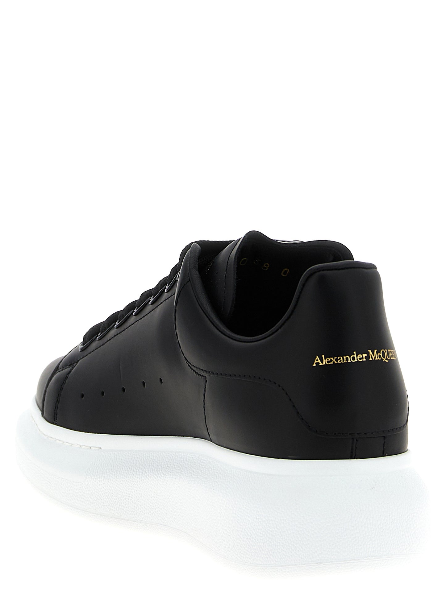 Bicolor Bovine Leather Low Top Sneakers