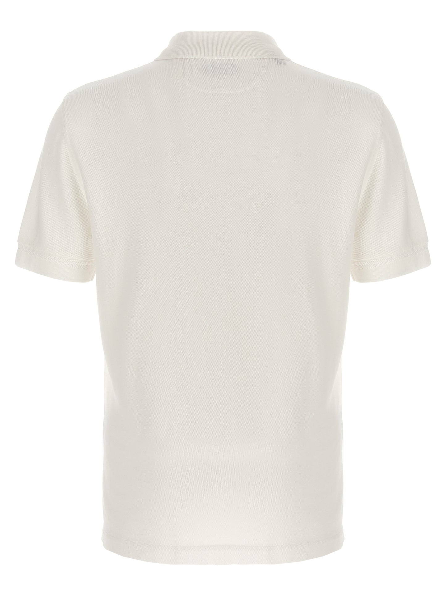 White Lyocell Polo Shirt