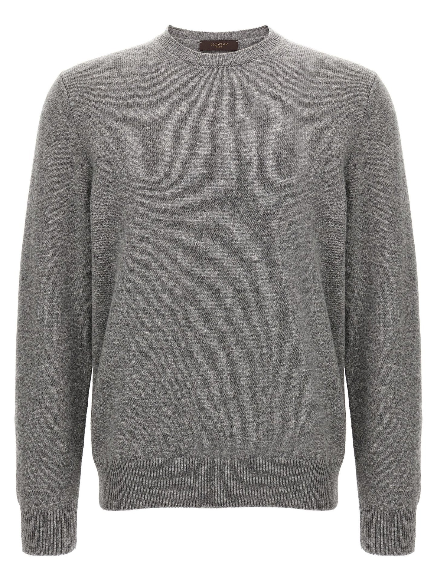 Gray Virgin Wool Cardigan