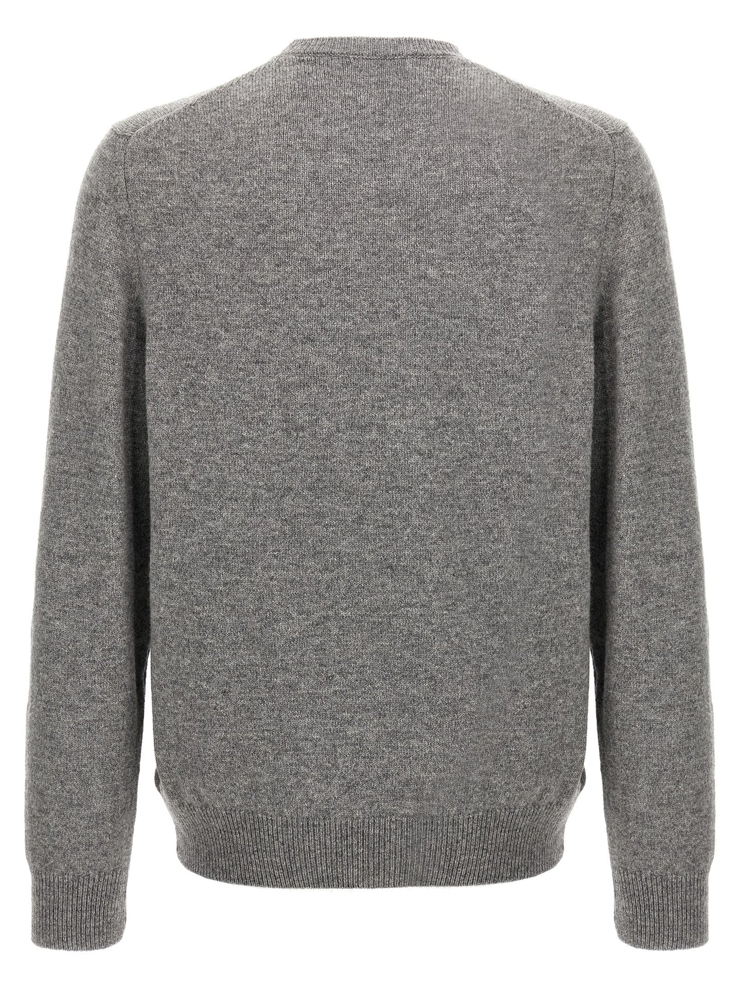 Gray Virgin Wool Cardigan