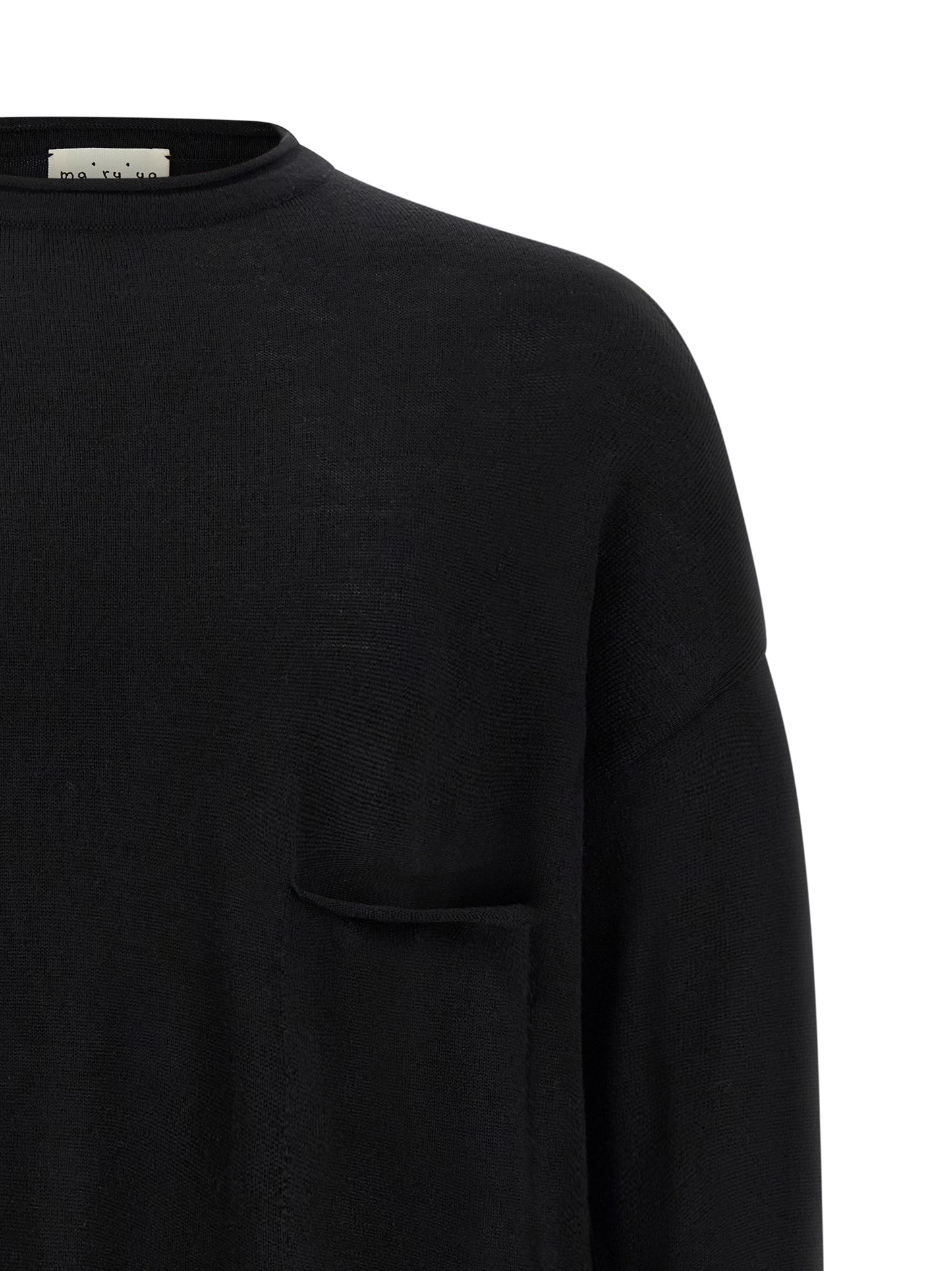 Black Virgin Wool Cardigan