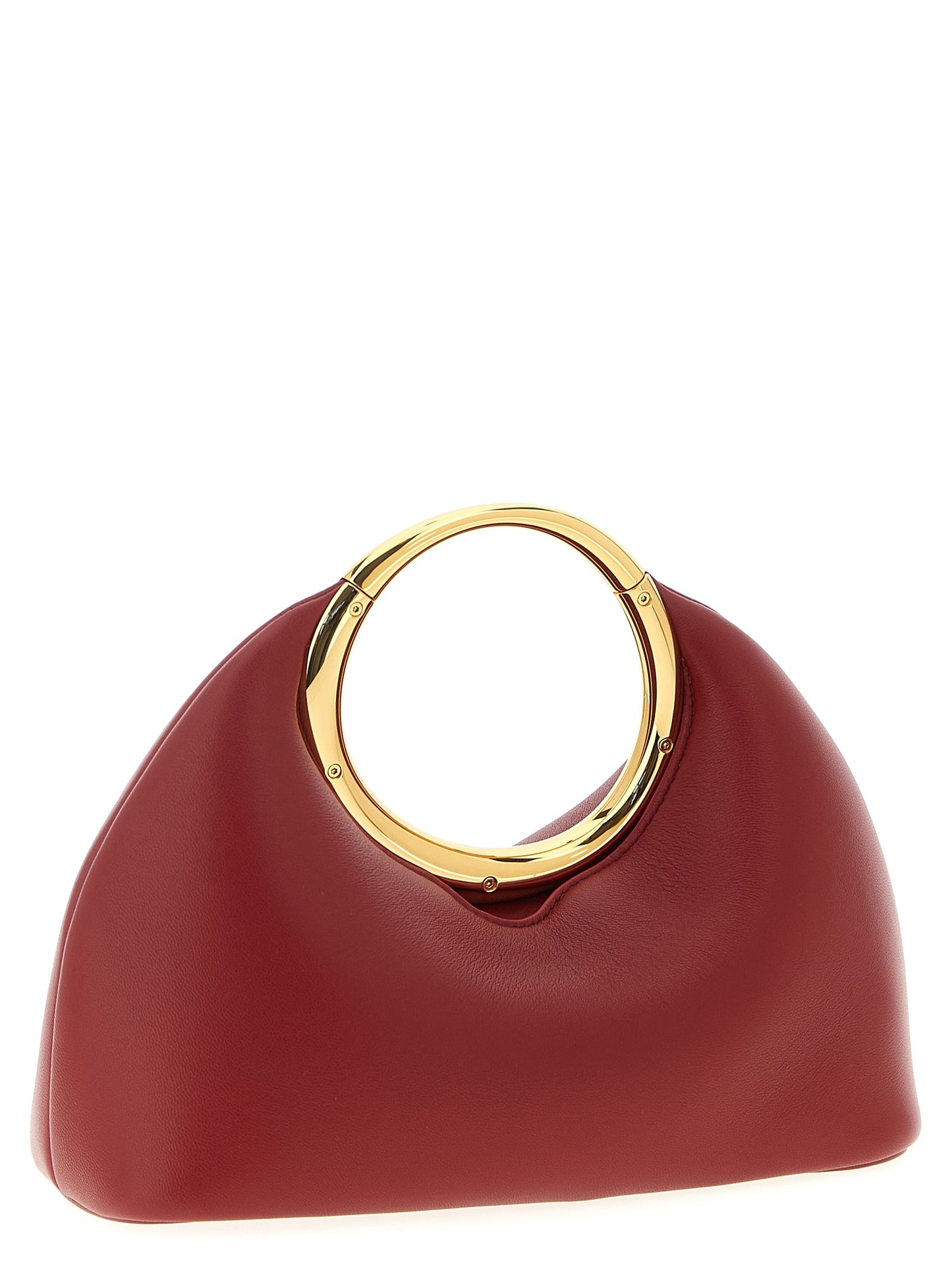 Red Lamb Leather Handbag