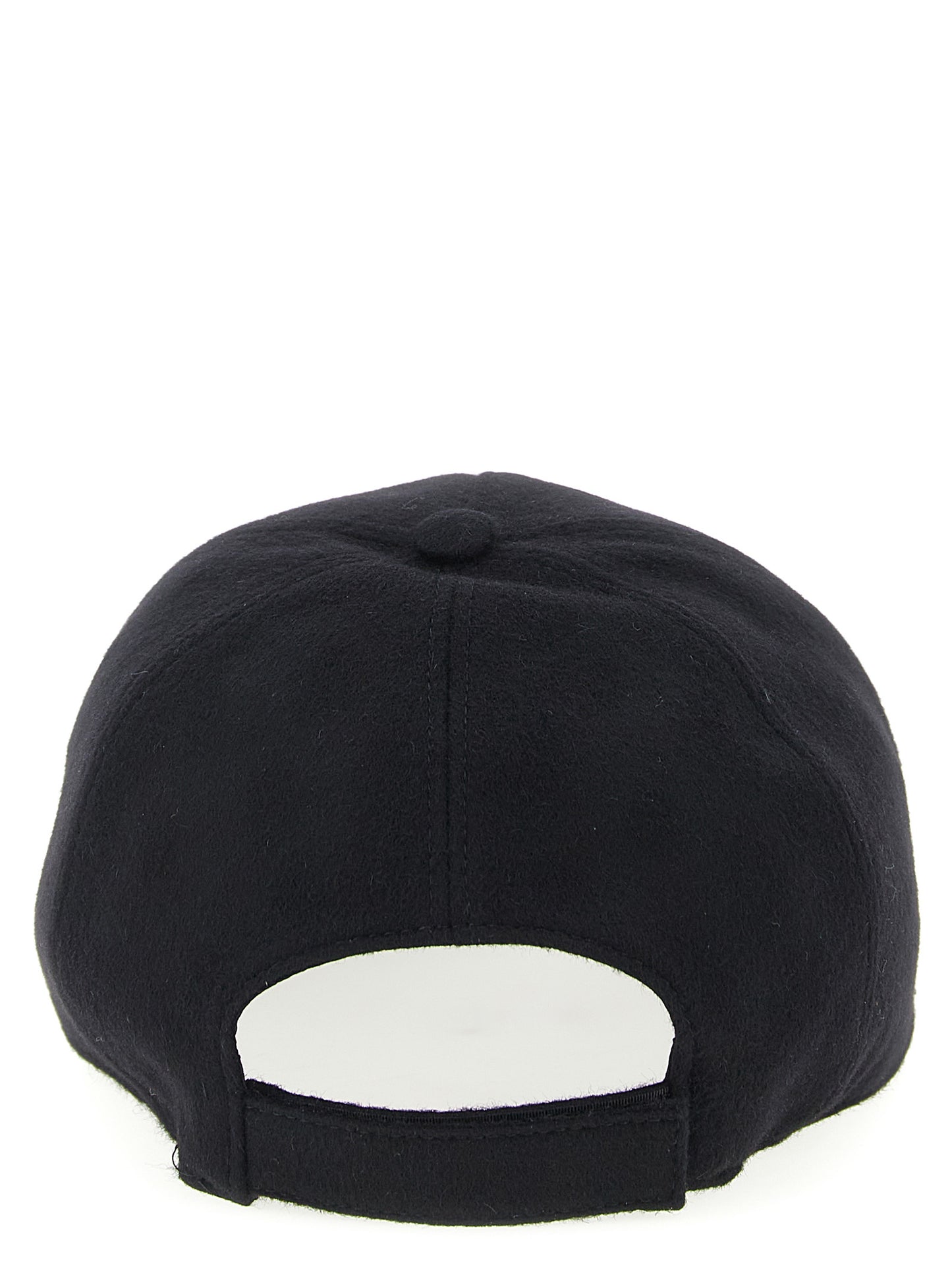 Black Wool Cap (Baseball Hat)