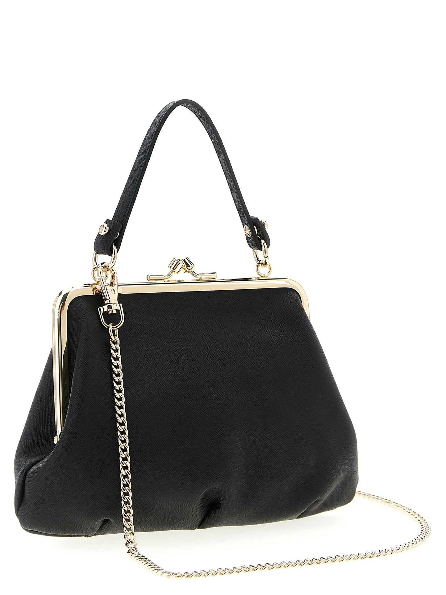 Black Cowhide Handbag