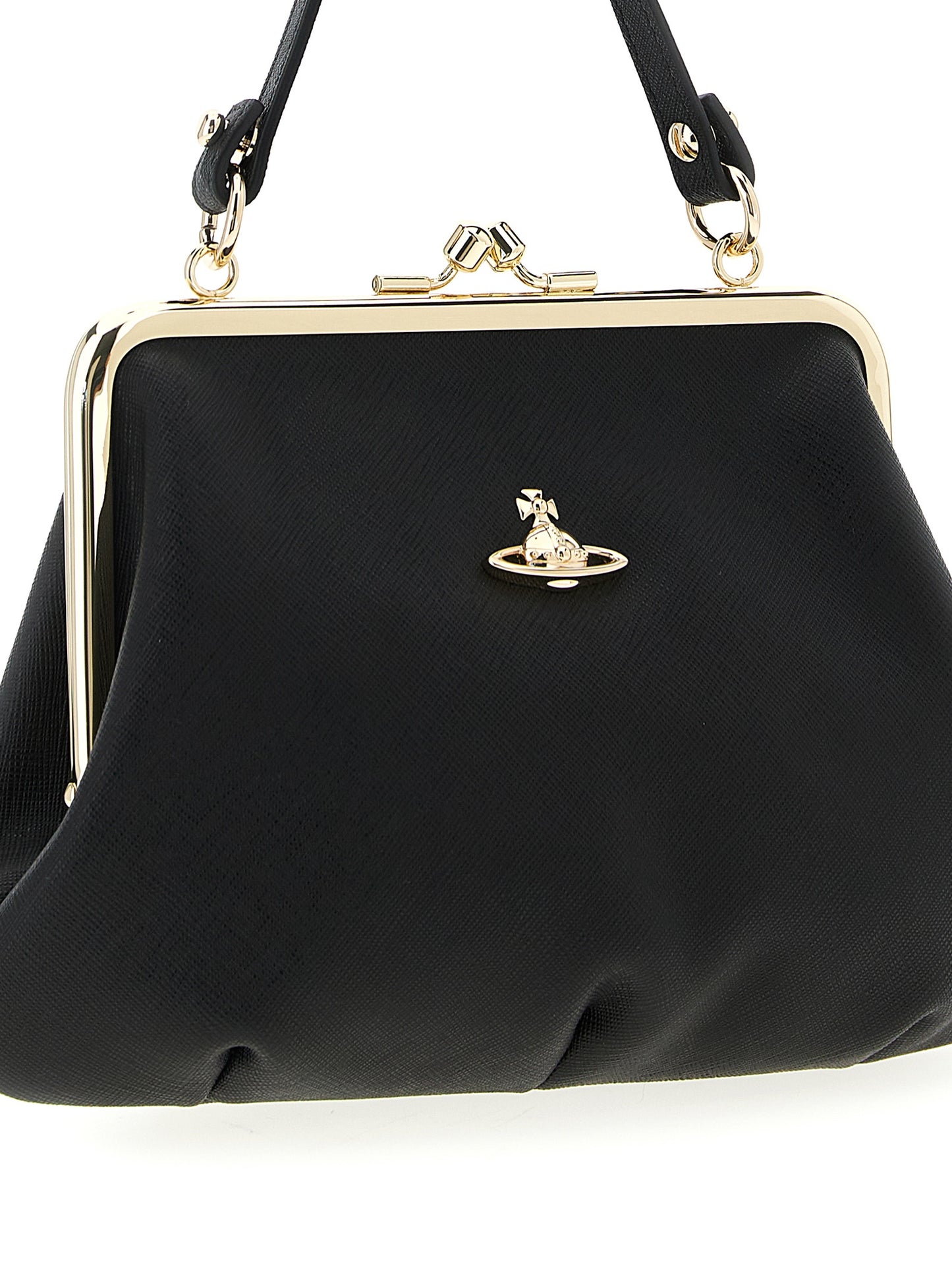 Black Cowhide Handbag