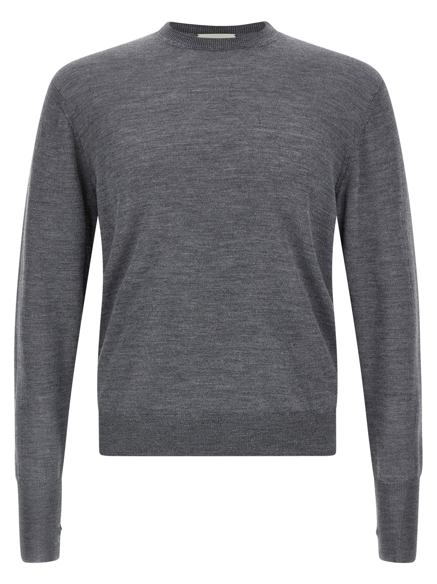 Gray Virgin Wool Cardigan