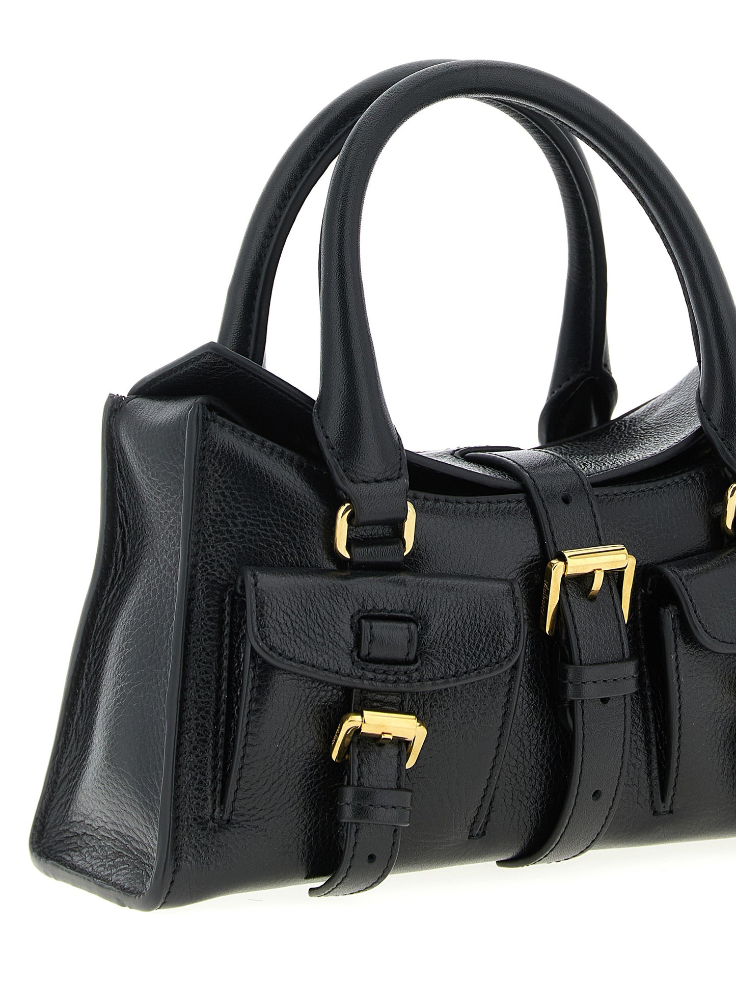 Black Calfskin Handbag
