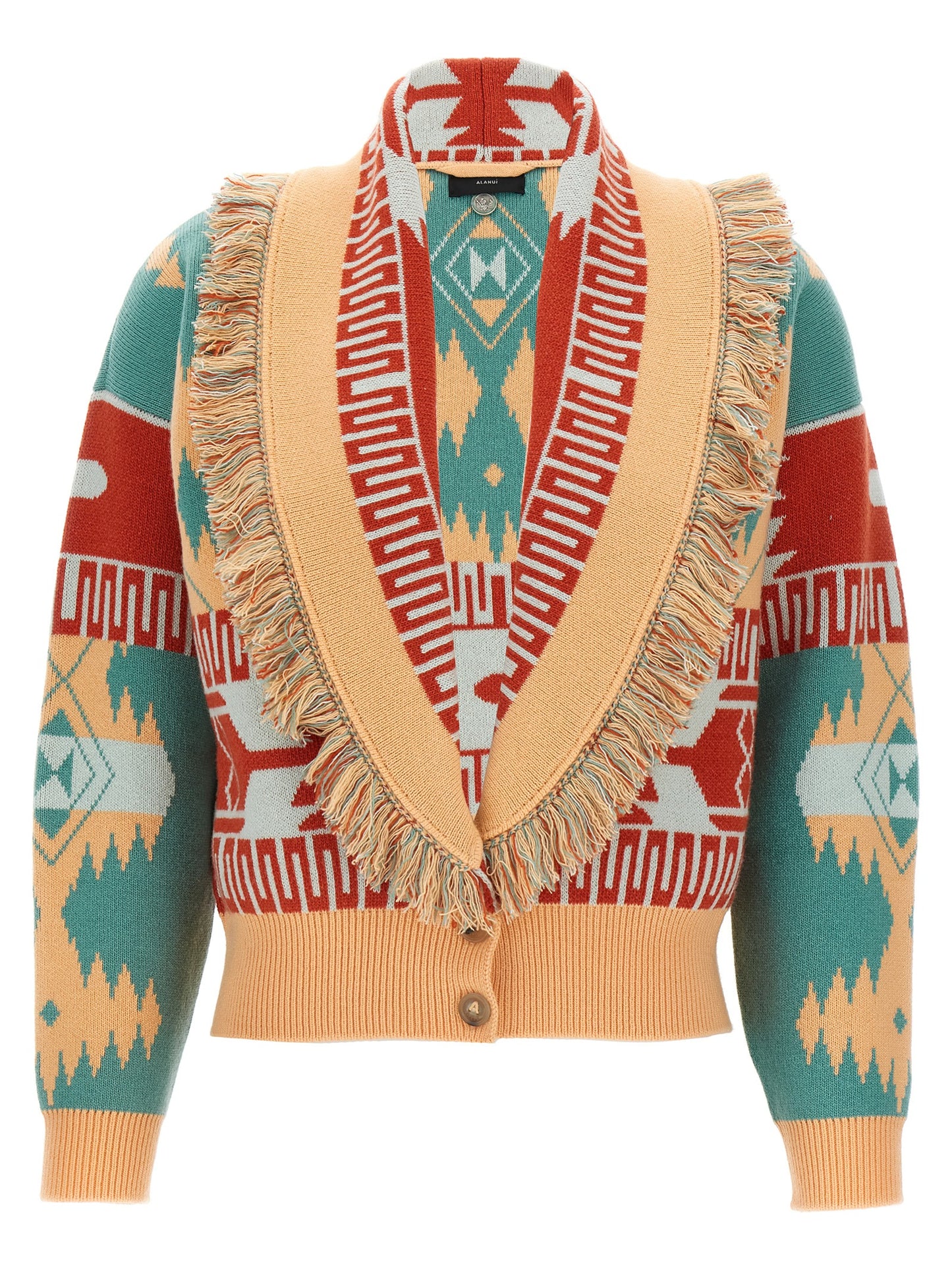 Multicolor Wool Cardigan