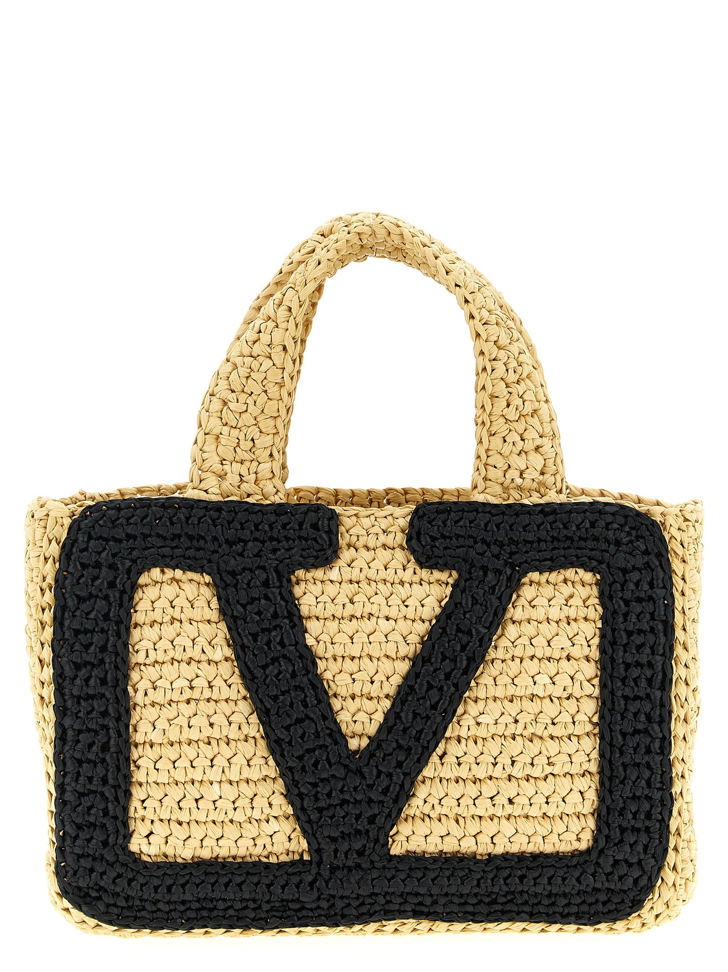 Black Viscose Tote Bag