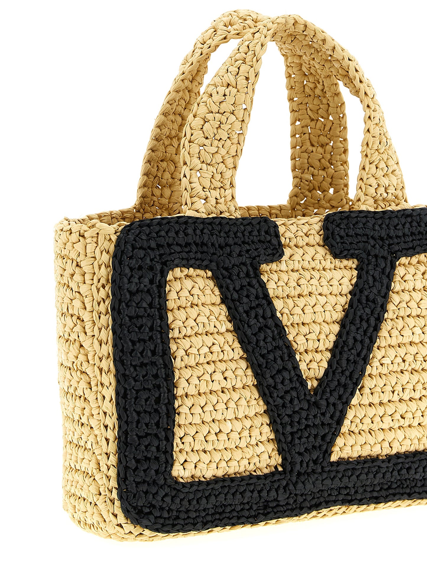 Black Viscose Tote Bag