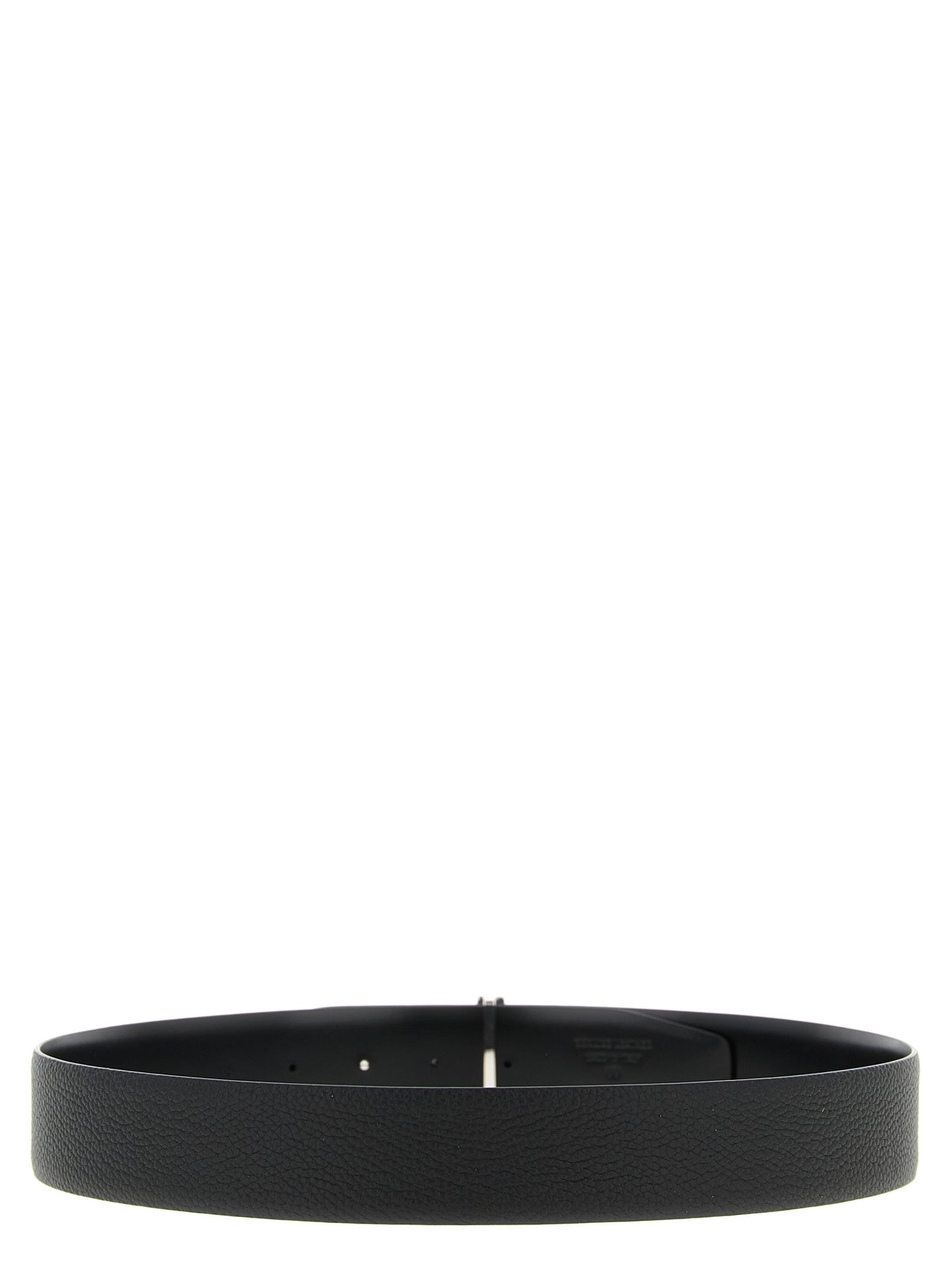 Black Calfskin Regular Belt