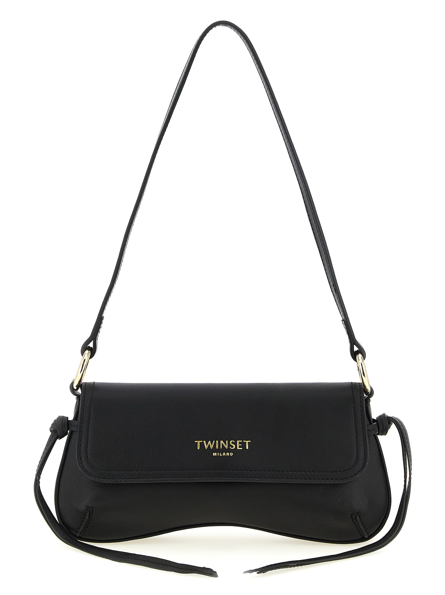 Black Leather Shoulder Bag