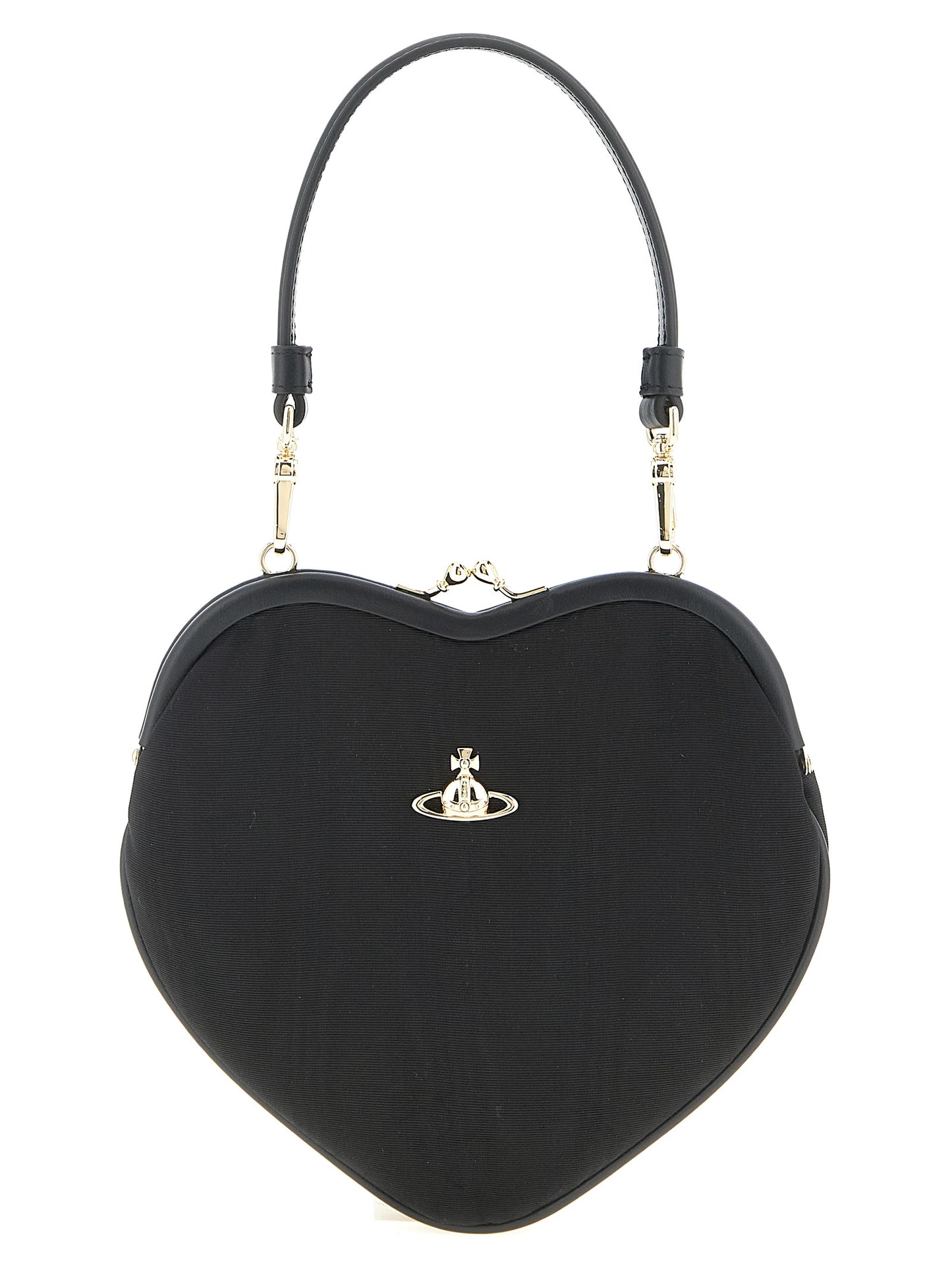 Black Viscose Handbag