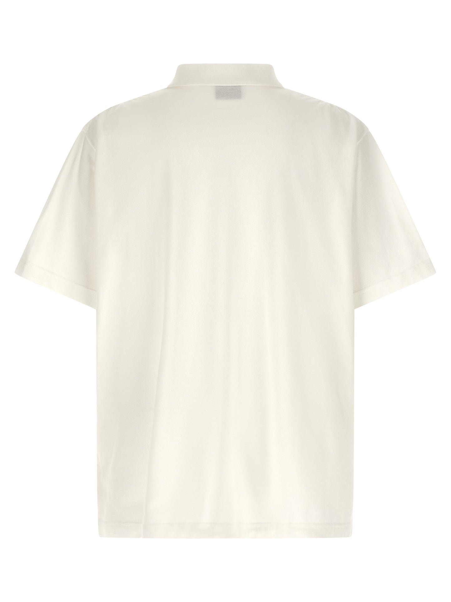 White Cotton Polo Shirt