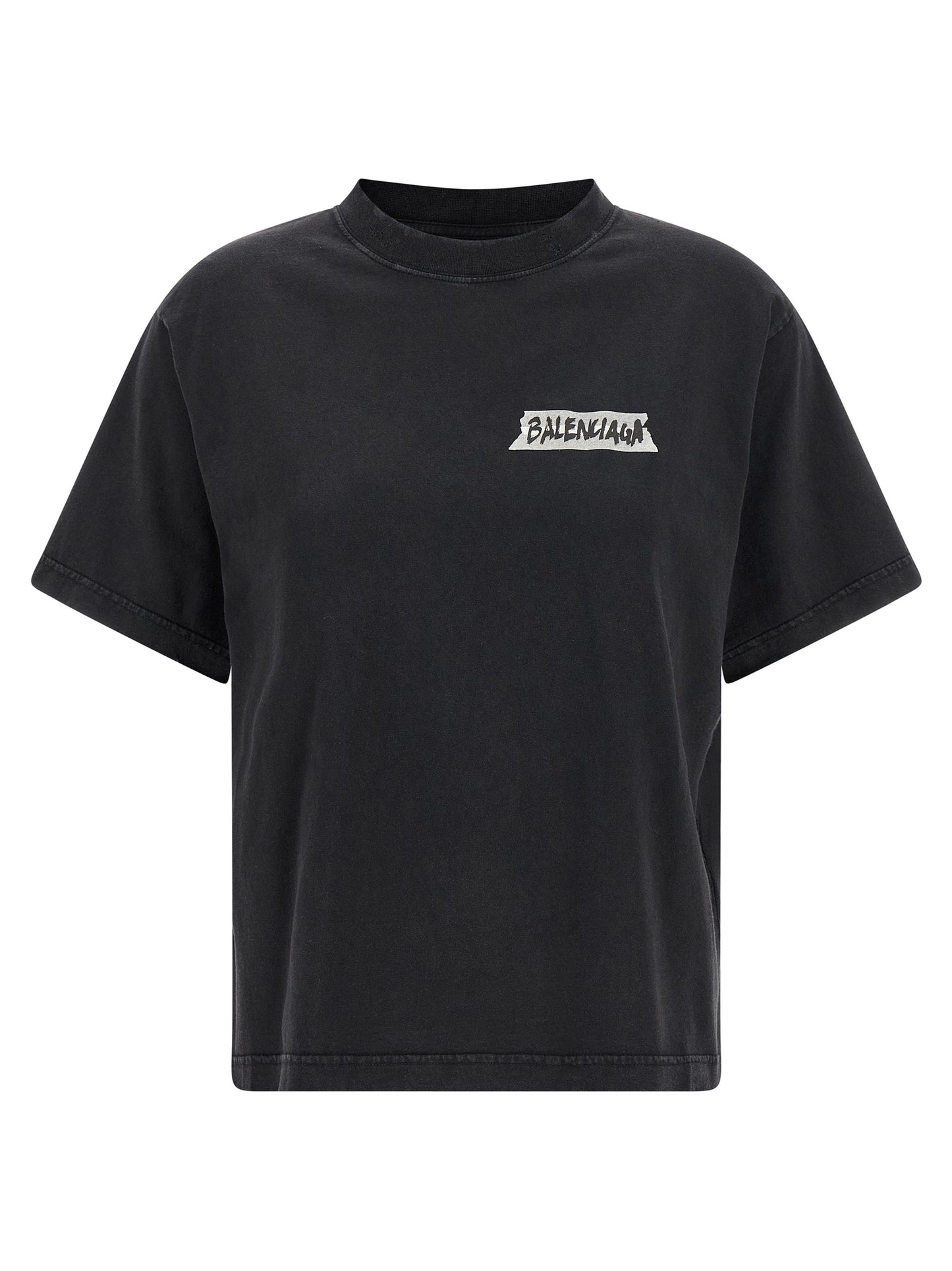 Black Cotton T-Shirt