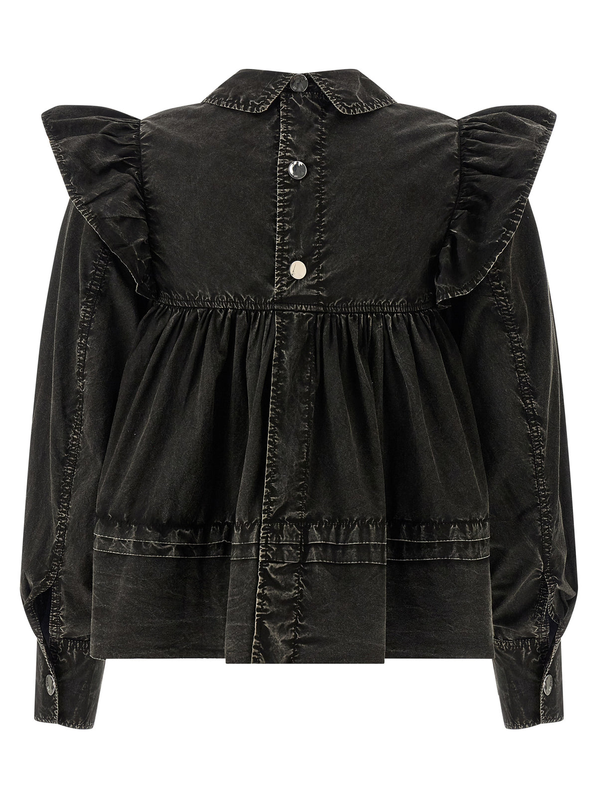 Black Organic Cotton Blouse