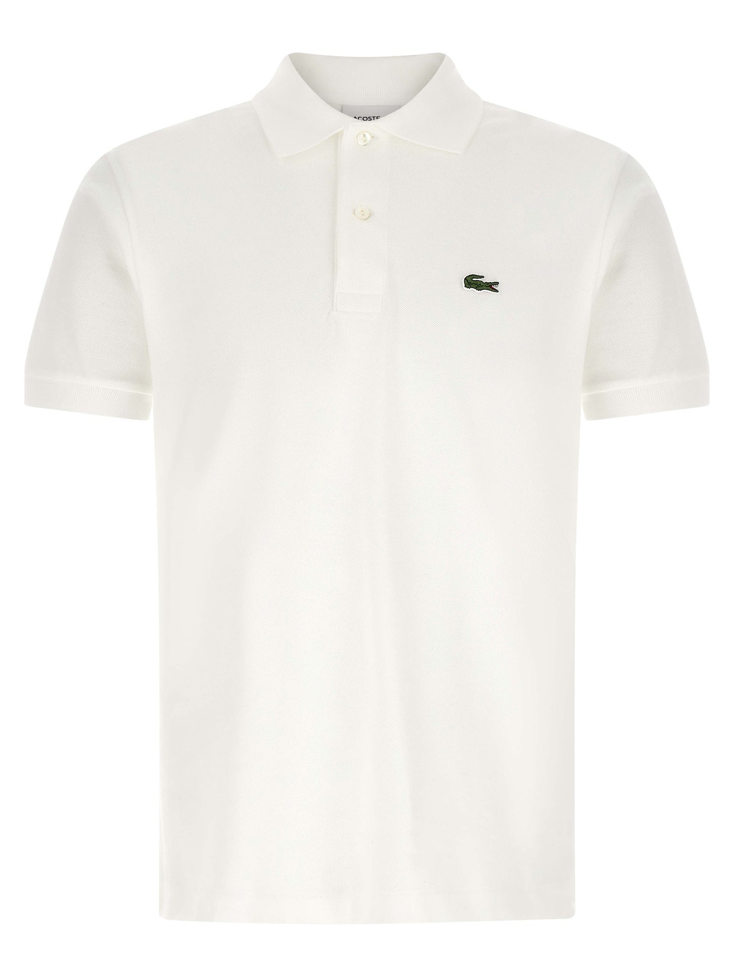 White Cotton Polo Shirt