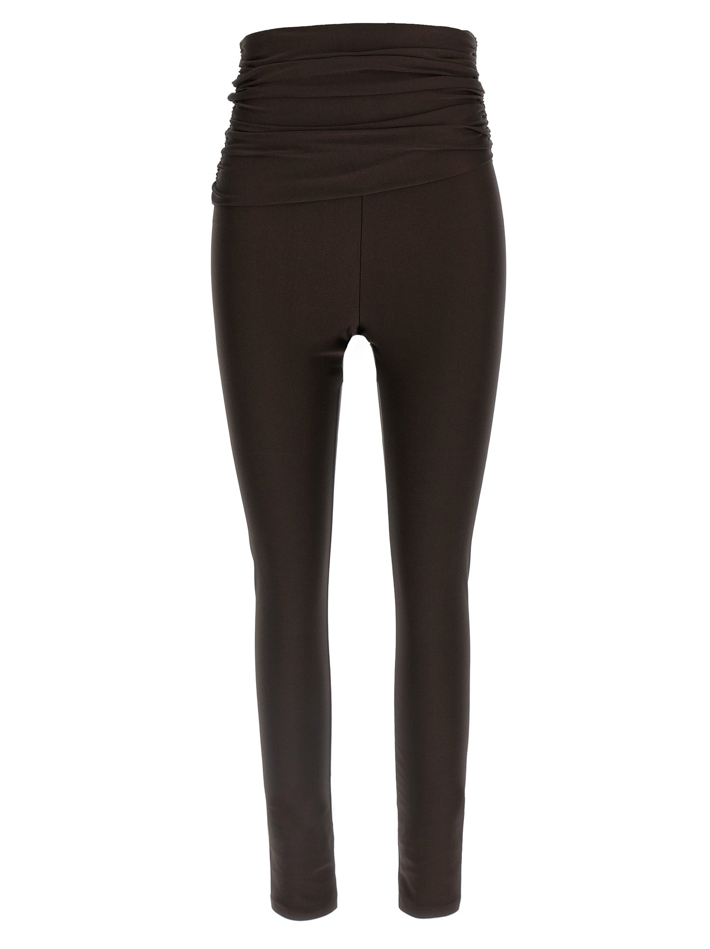 Brown Polyamide Leggings
