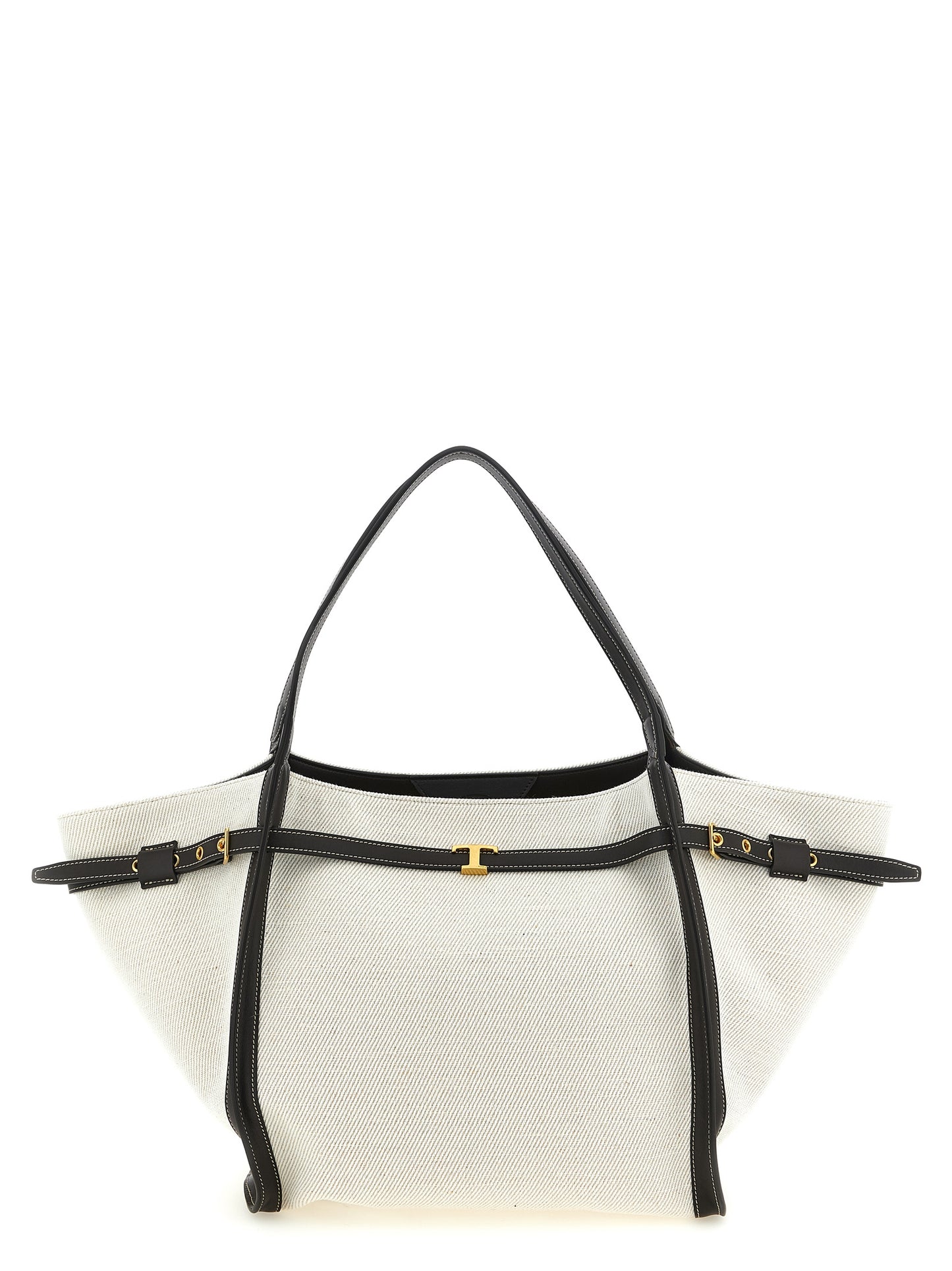 Multicolor Linen Tote Bag