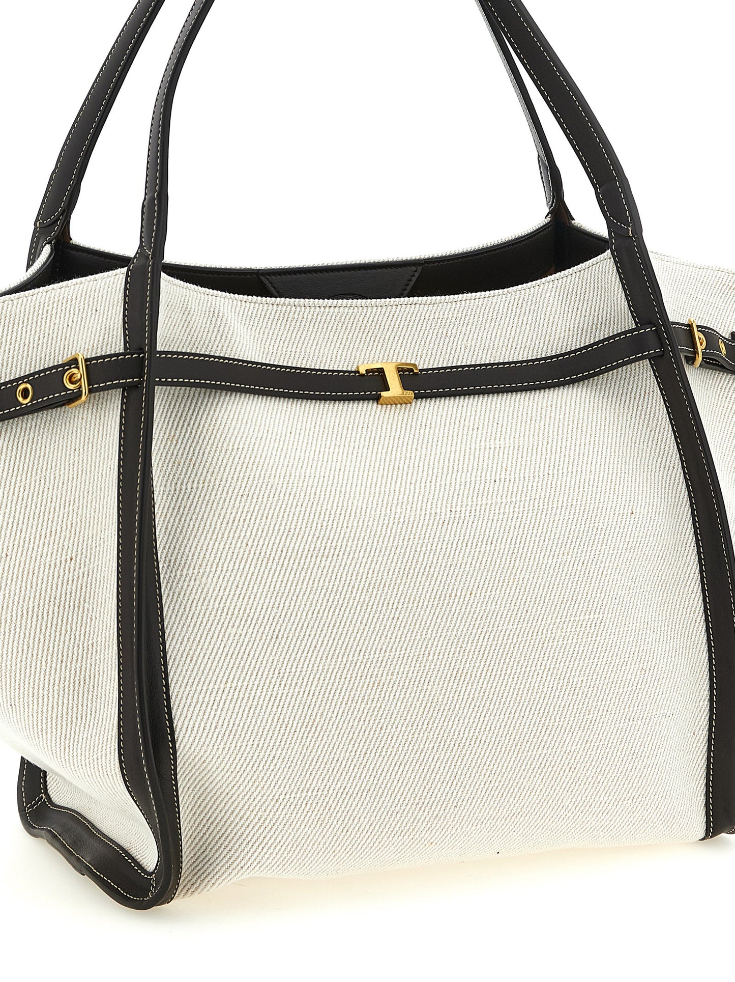 Multicolor Linen Tote Bag