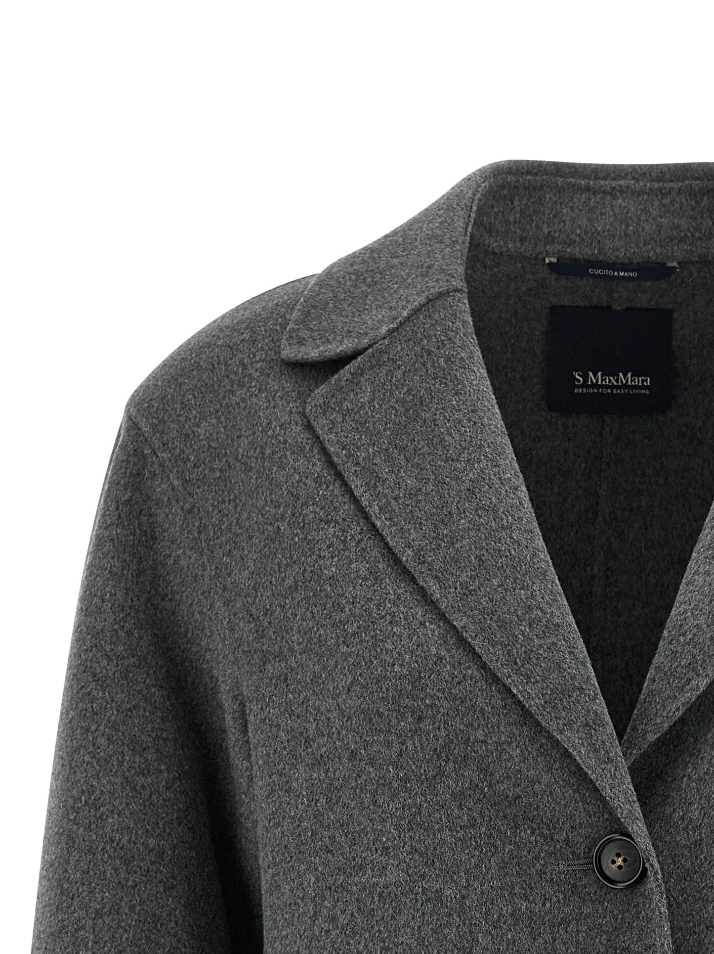 Gray Virgin Wool Blazer