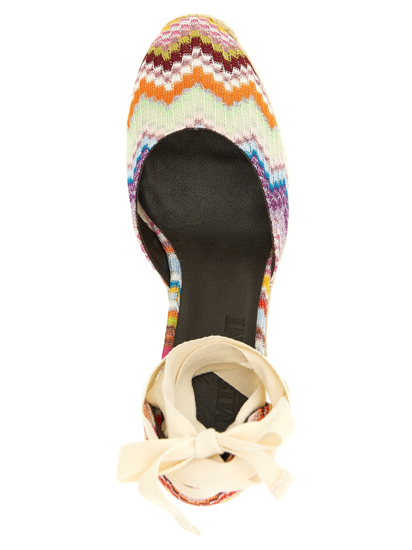 Multicolor Cowhide Wedge Sandals