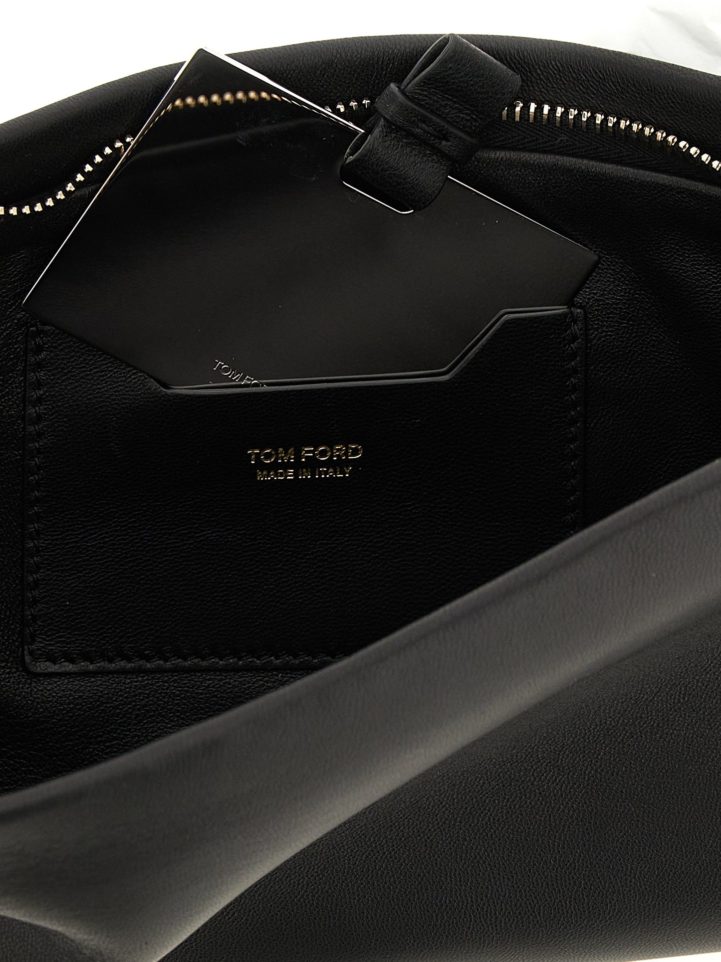 Black Lambskin Clutch Bag