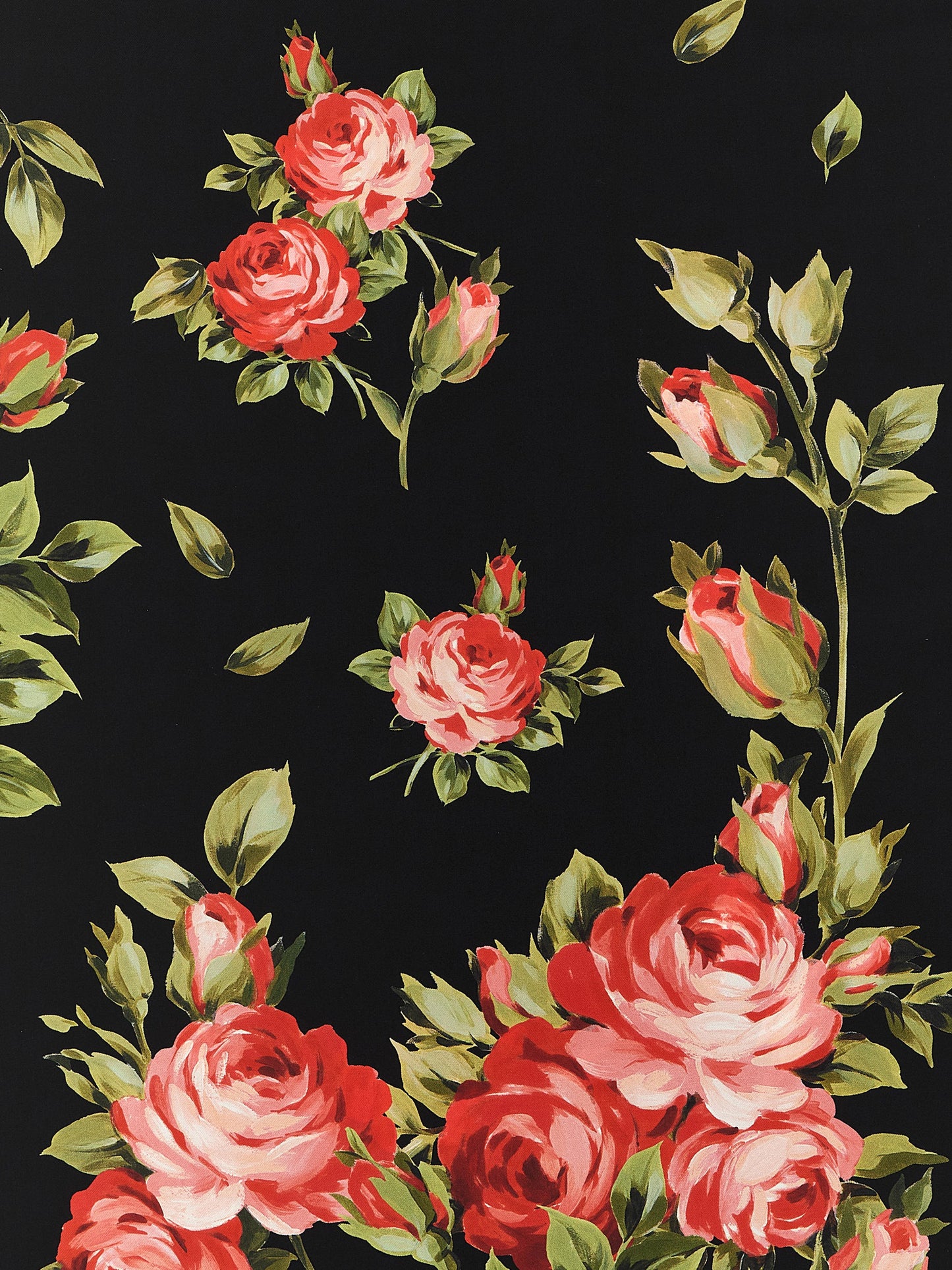 Black Silk Foulard