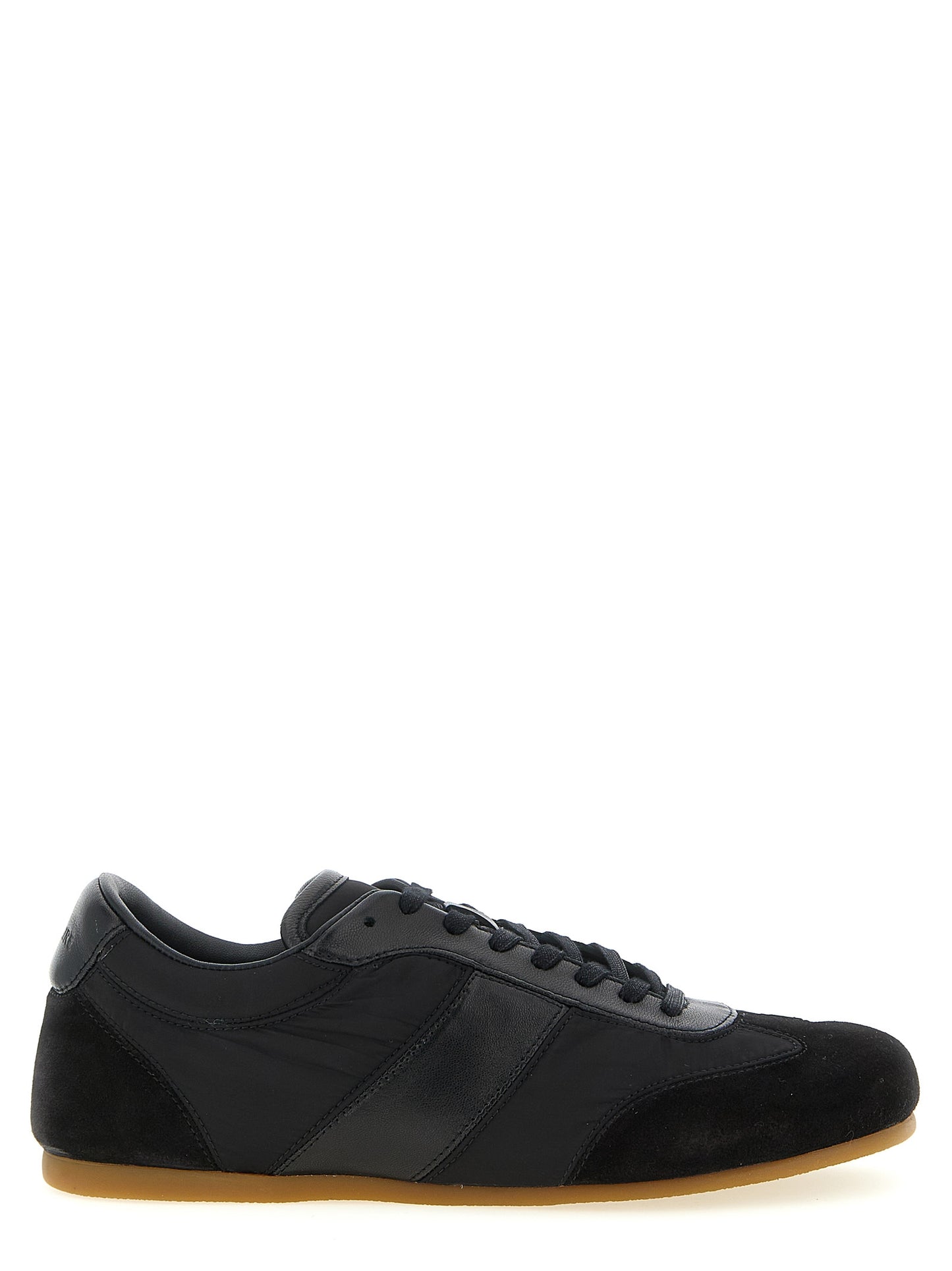 Black Polyamide Athletic Sneakers