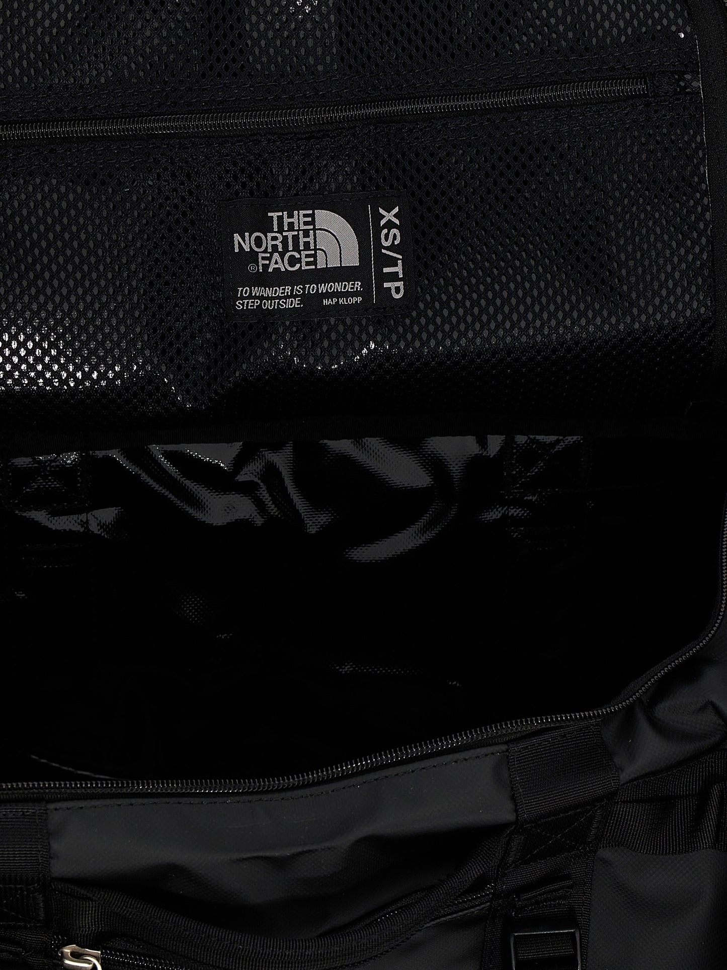 Black Recycled Polyester Backpack