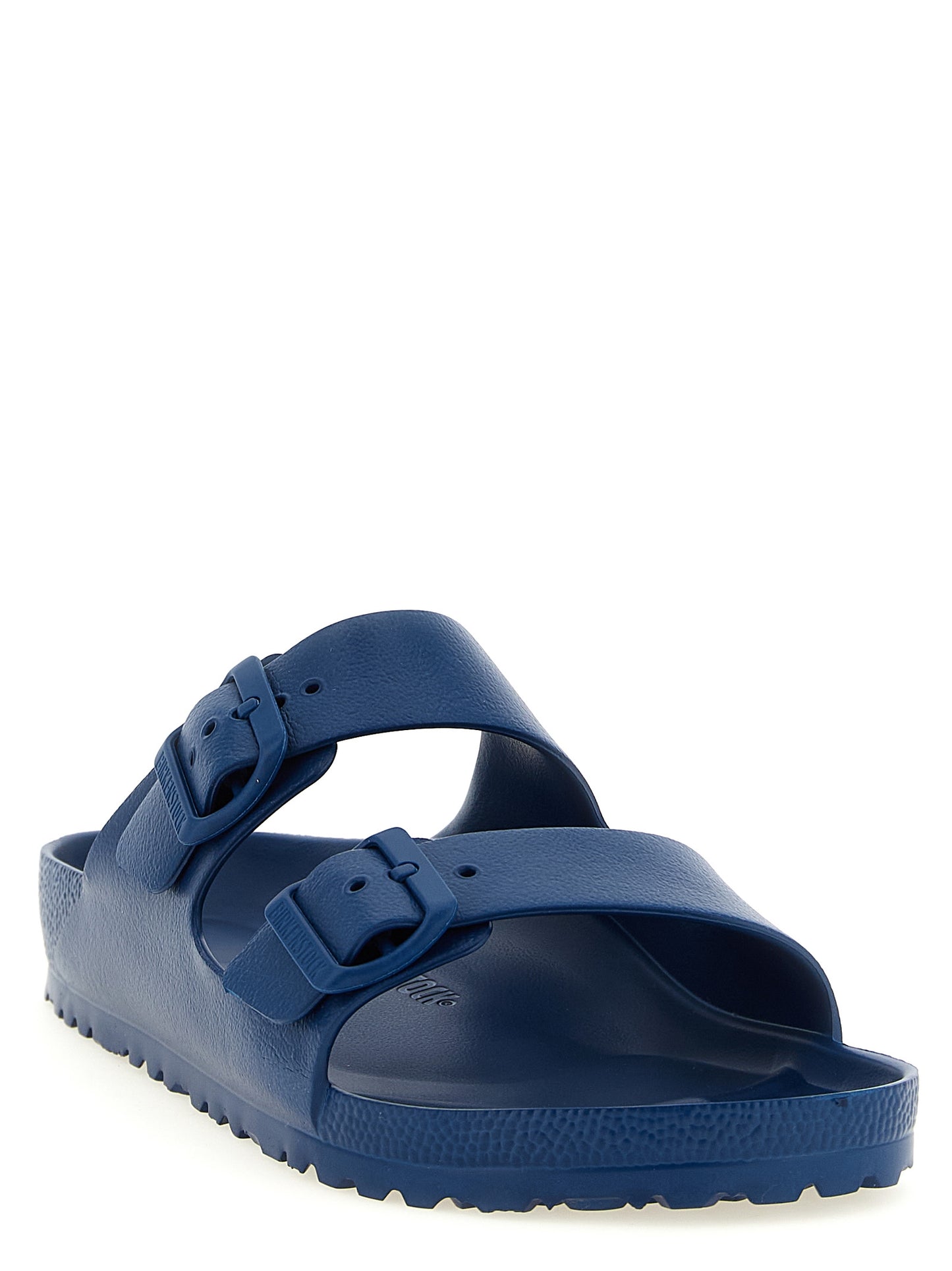 Blue Polyethylene Flat Sandals