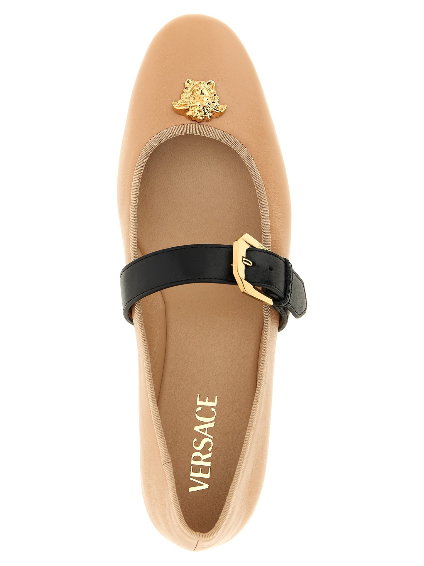 Multicolor Lamb Leather Ballet Flats