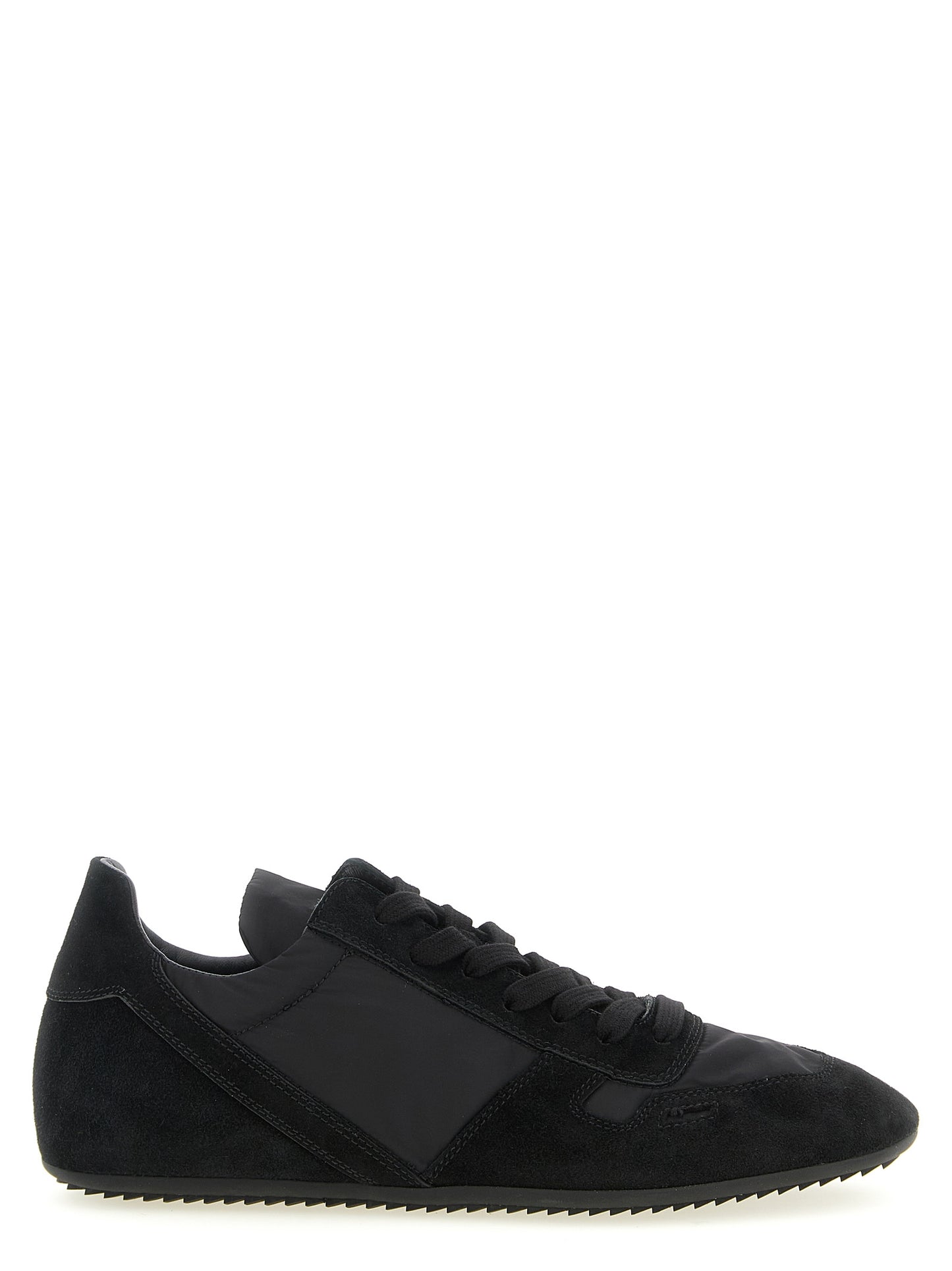 Black Calfskin Athletic Sneakers