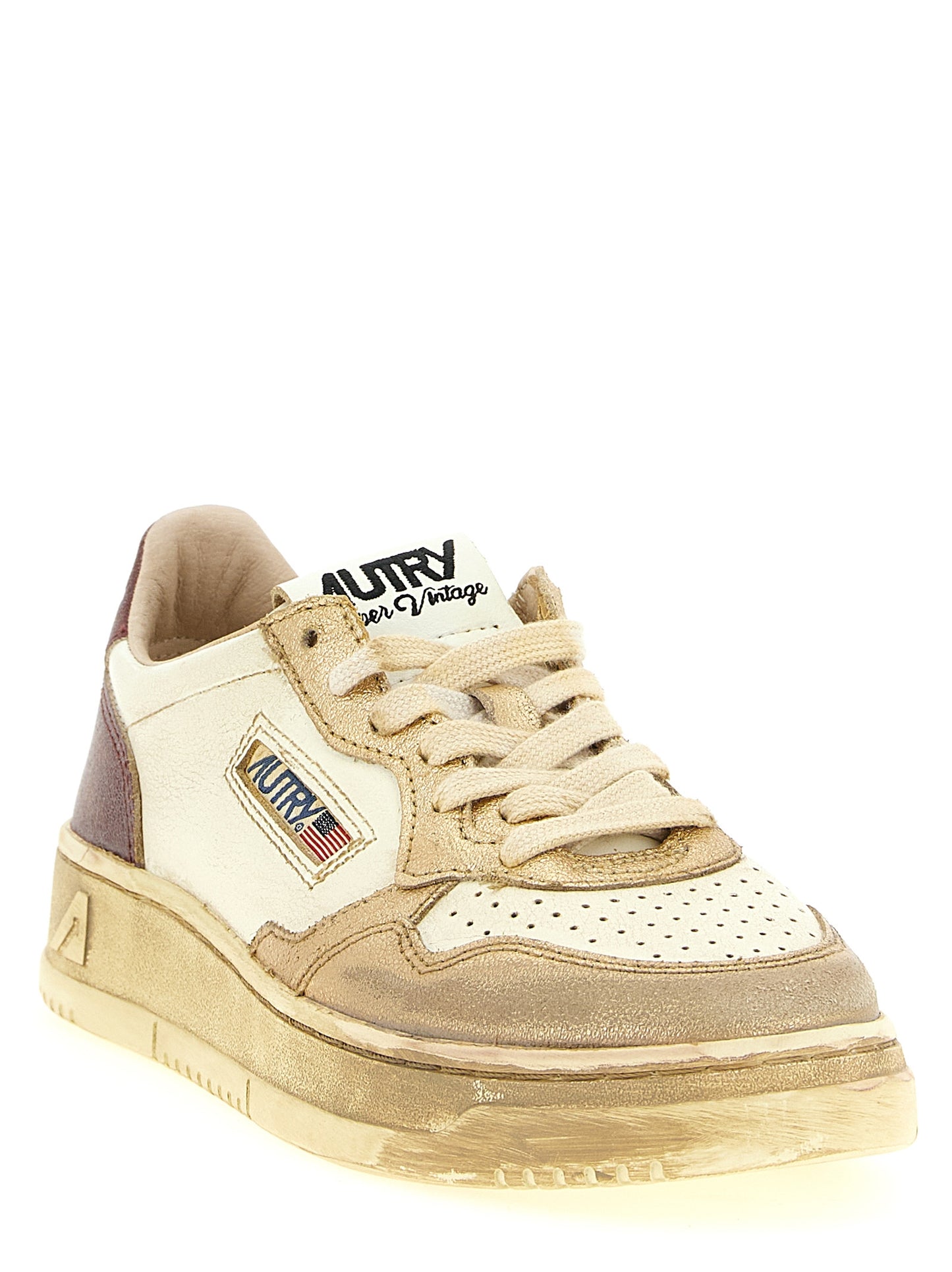 Multicolor Cowhide Low Top Sneakers