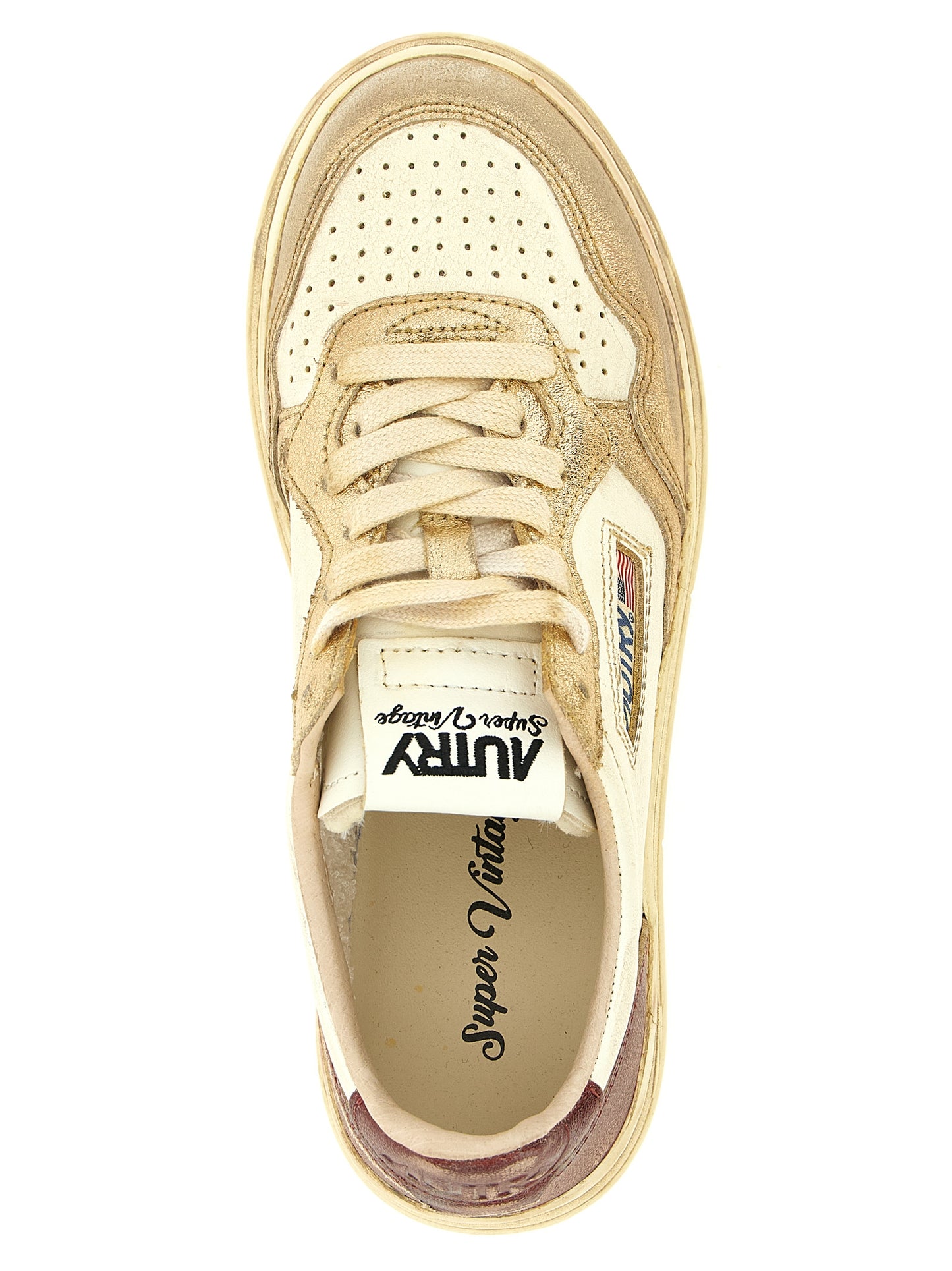 Multicolor Cowhide Low Top Sneakers