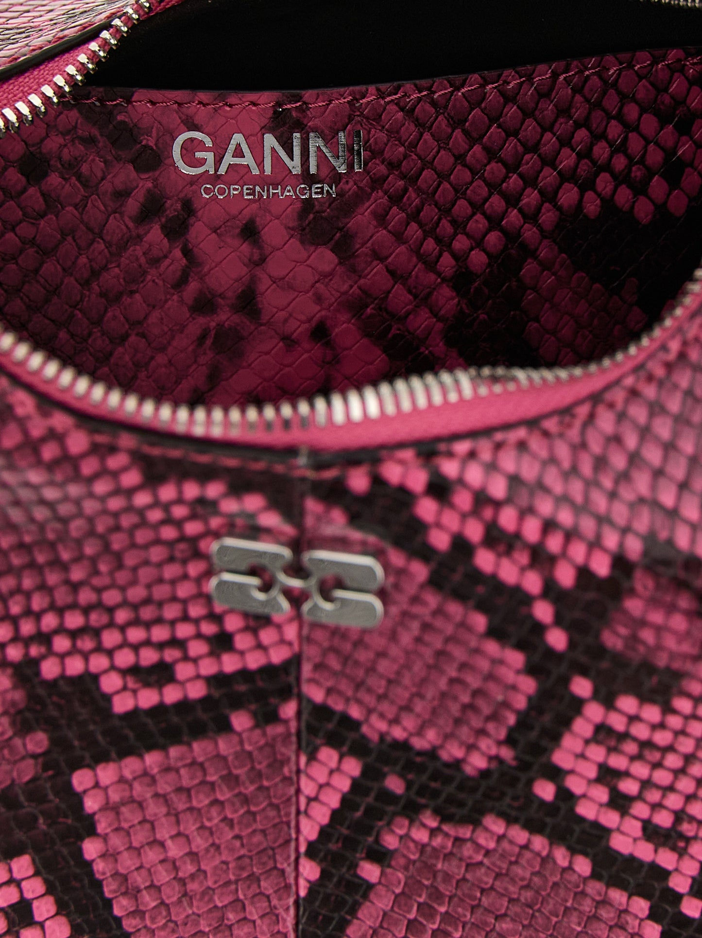Fuchsia Recycled Polyester Handbag