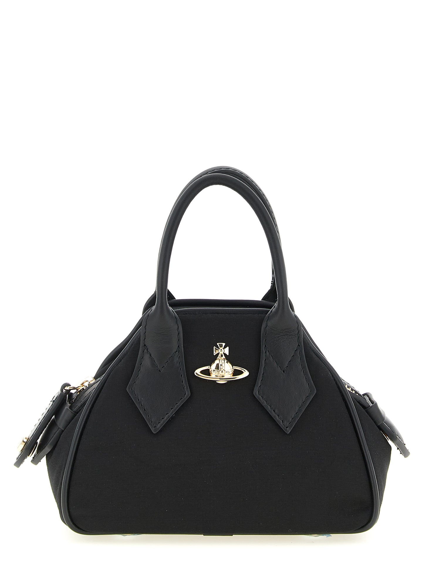 Black Viscose Handbag