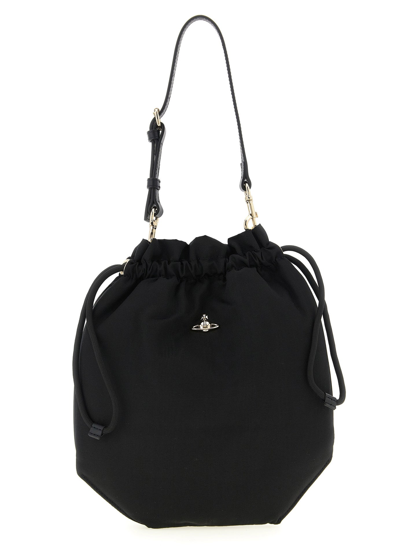 Black Viscose Handbag