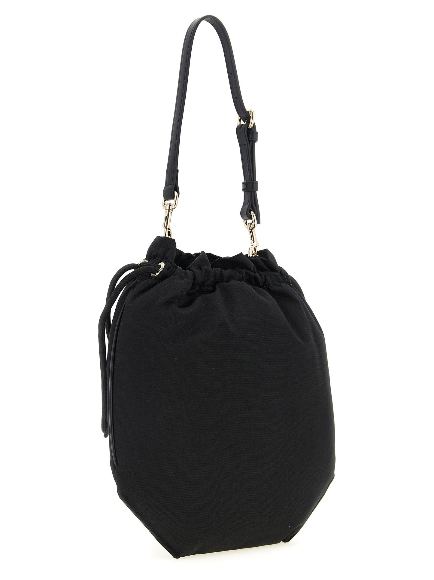 Black Viscose Handbag