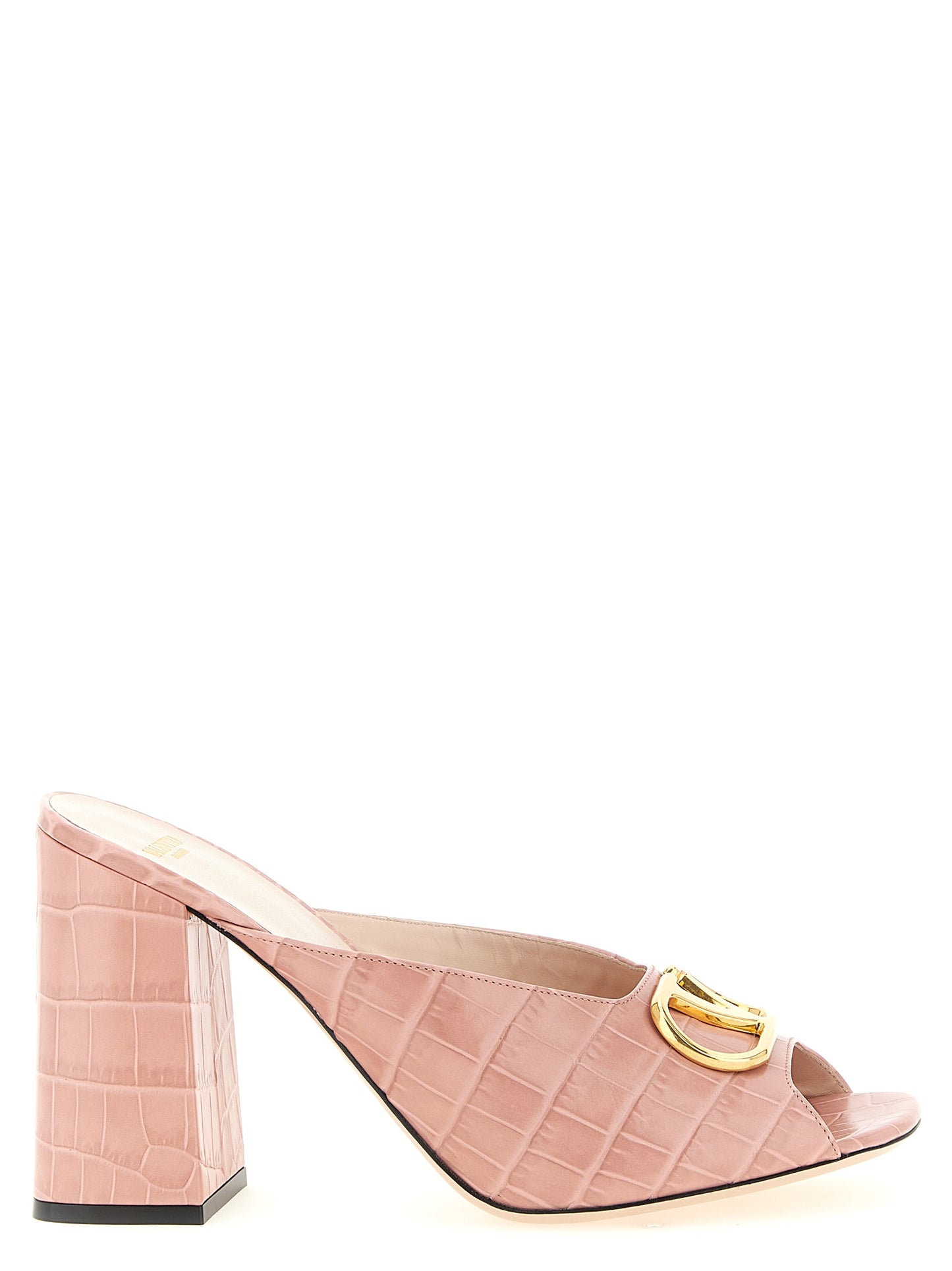 Multicolor Calfskin Stiletto Heel Sandals