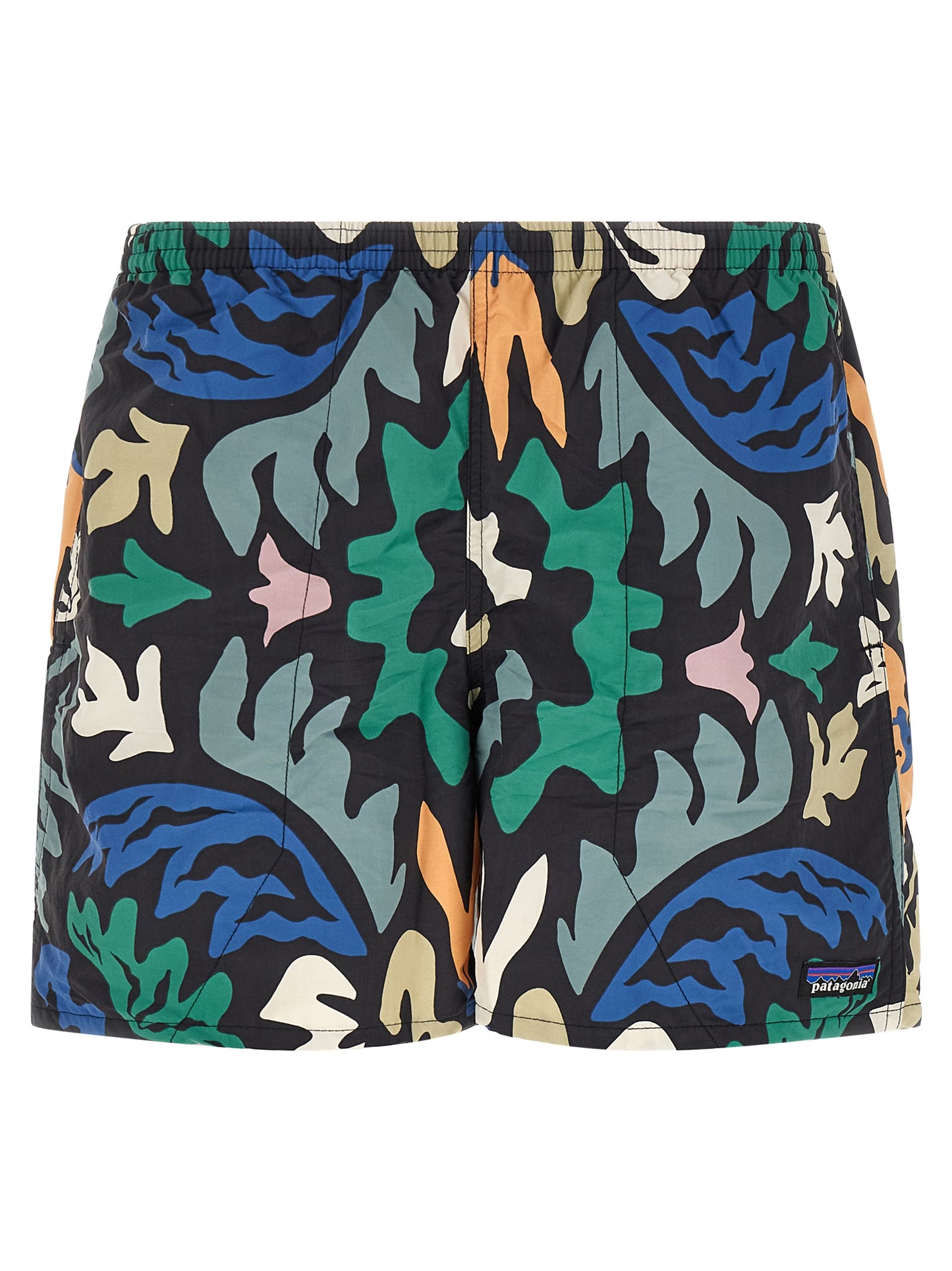 Multicolor Polyester Swim Shorts