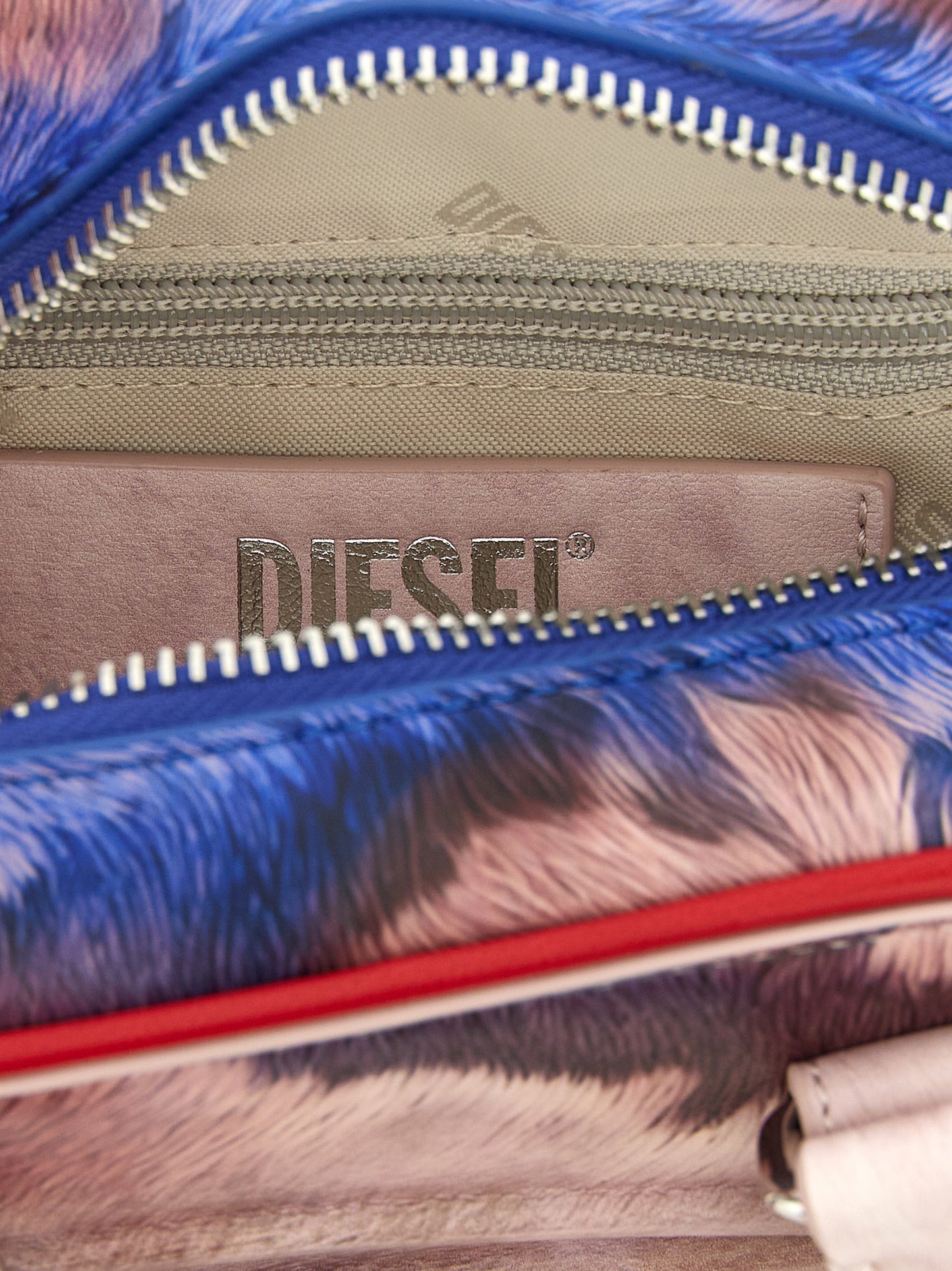 Multicolor Polyethylene Crossbody Bag