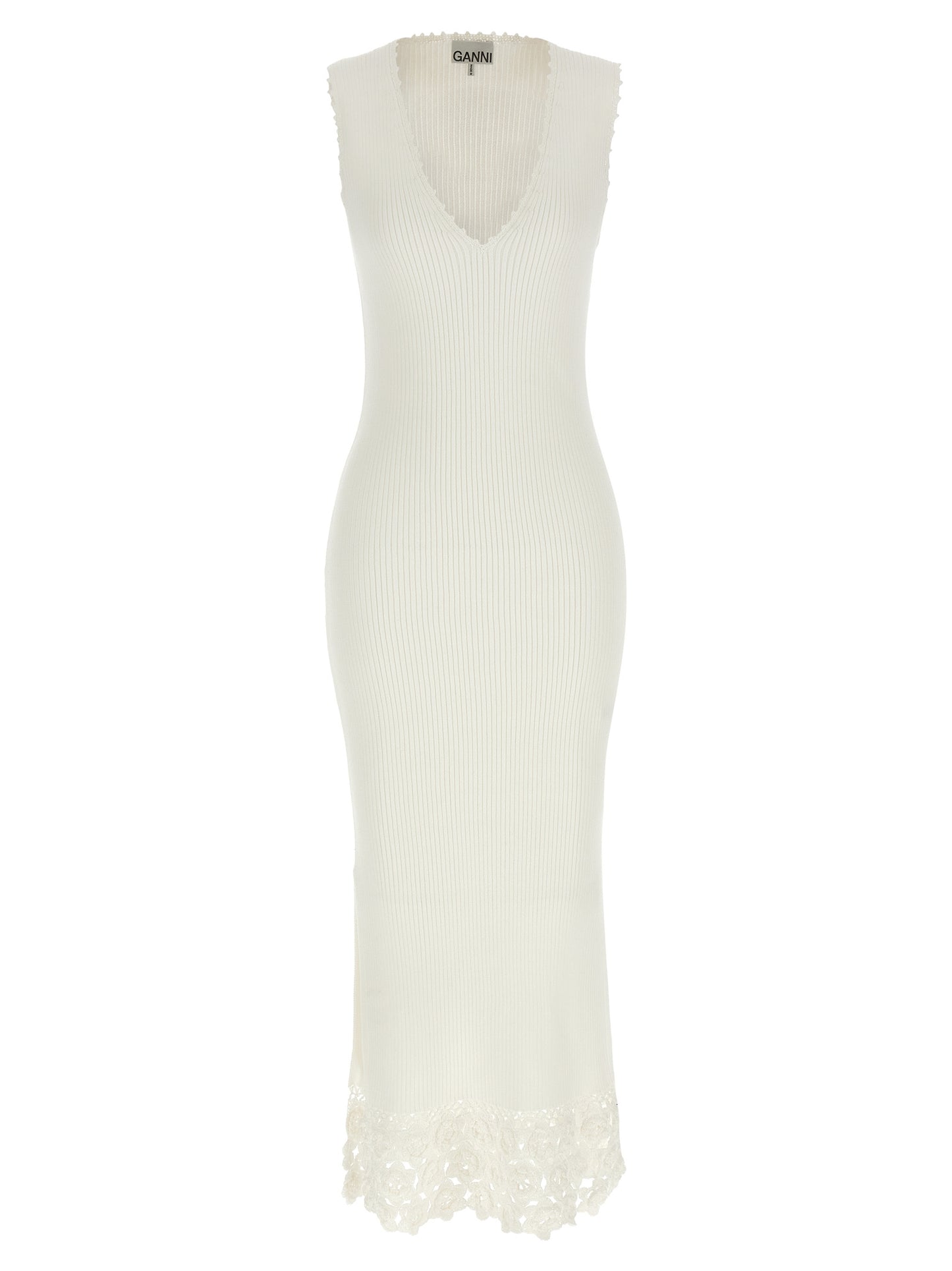 White Organic Cotton Long Dress