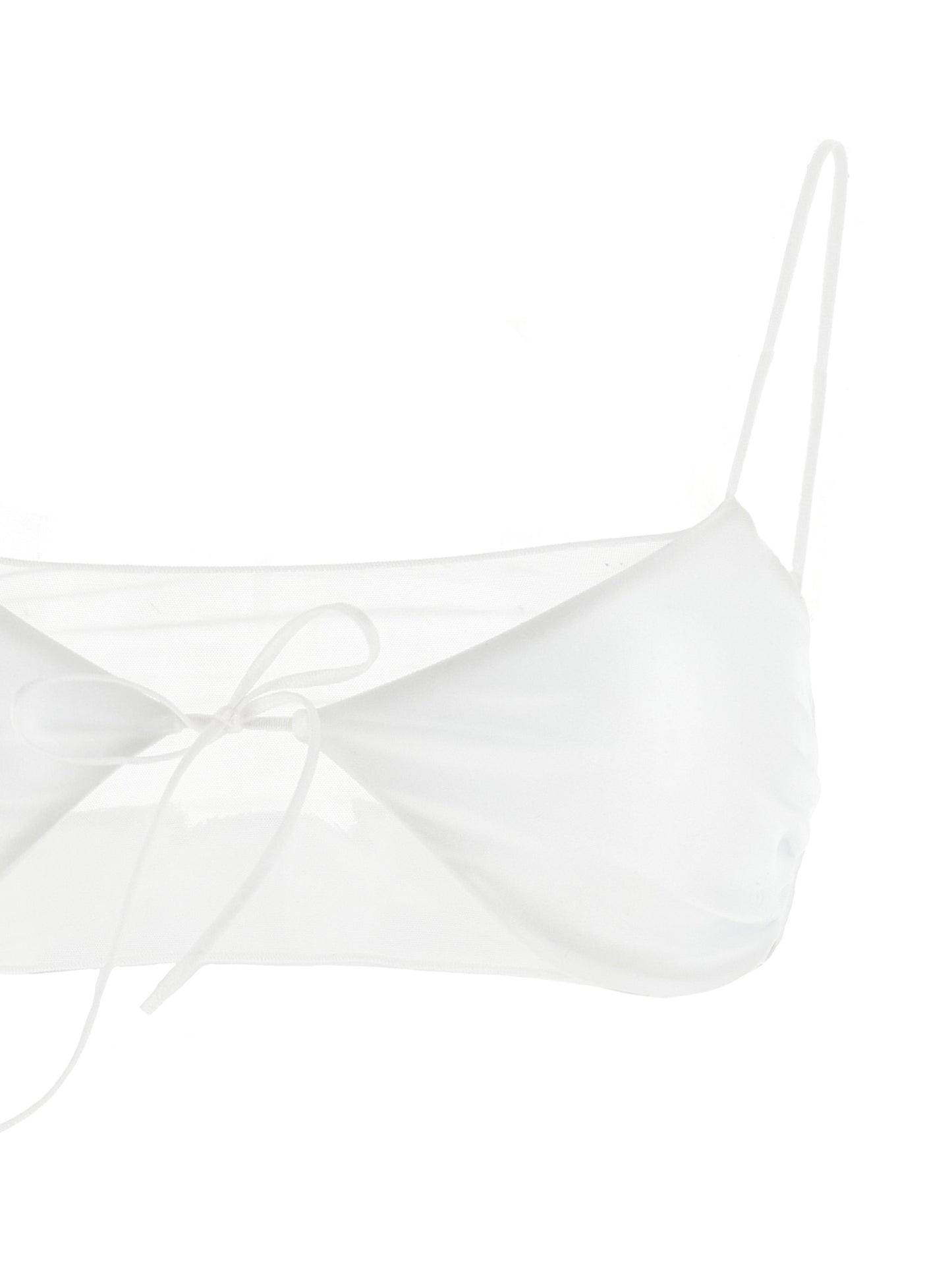 White Polyester Bikini