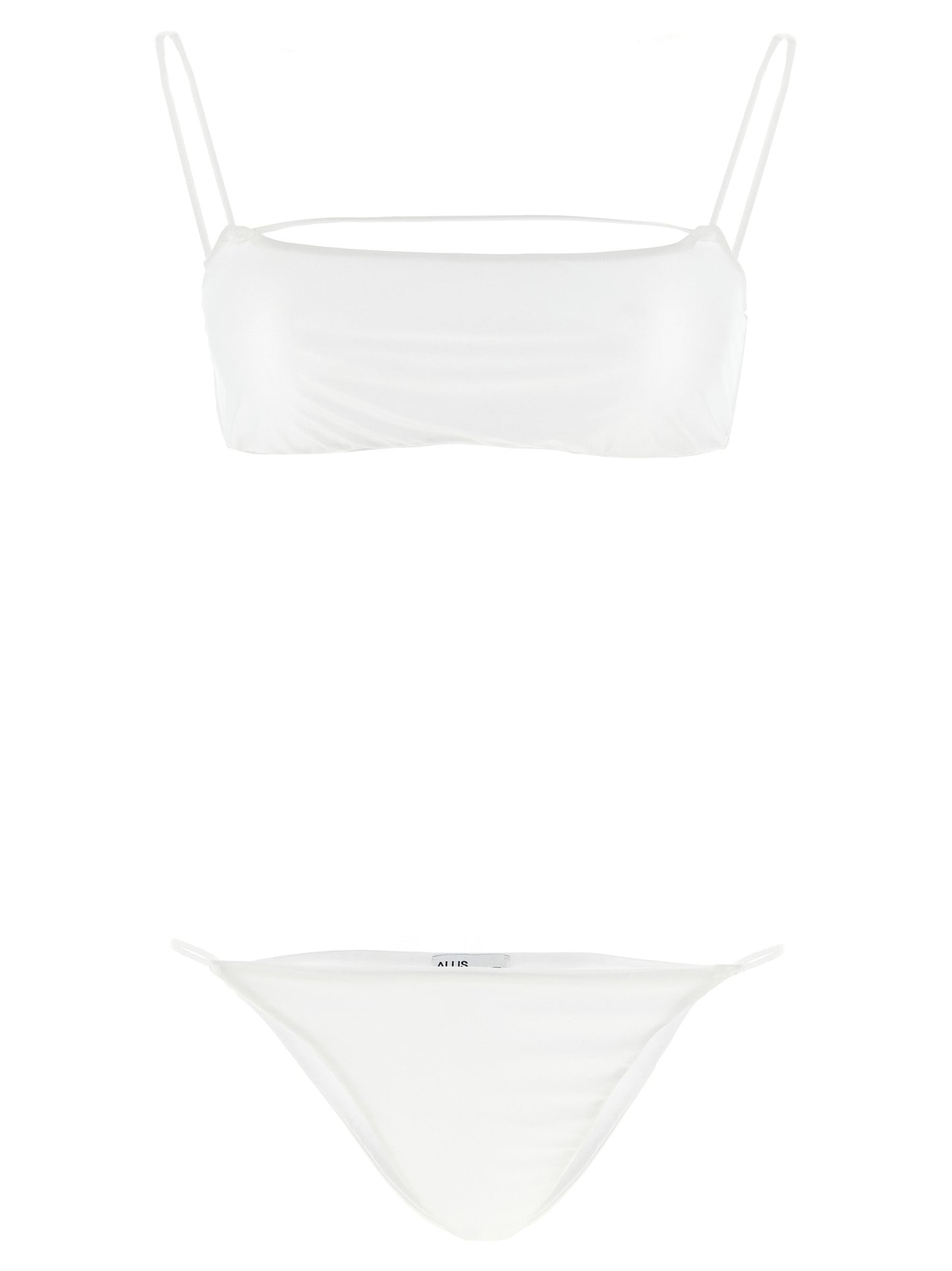 White Polyester Bikini