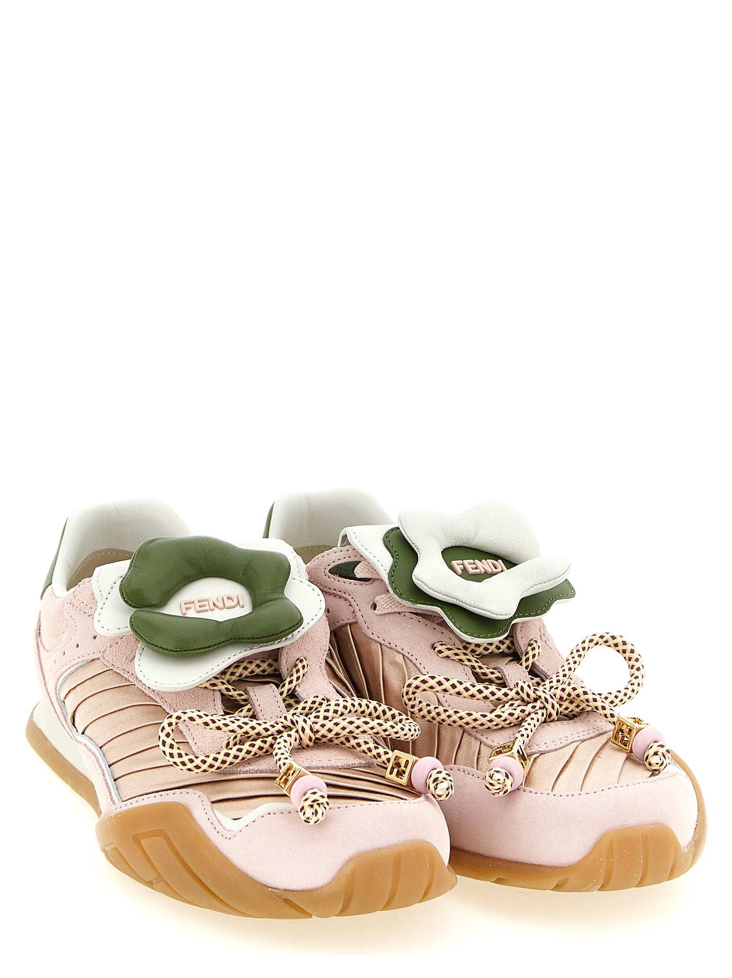 Multicolor Calfskin Athletic Sneakers