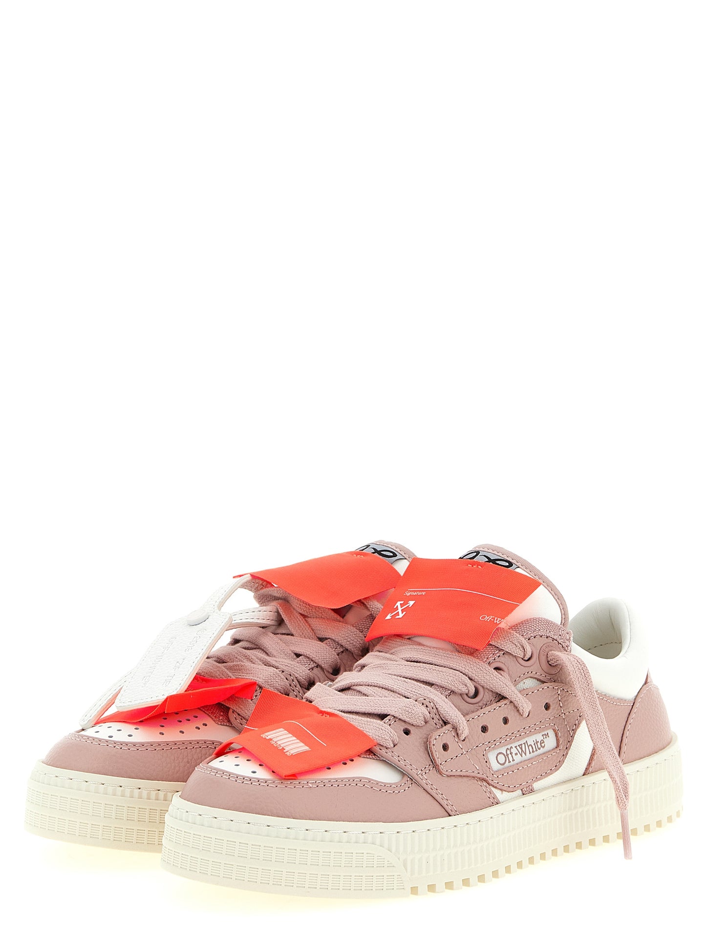 Multicolor Leather Low Top Sneakers